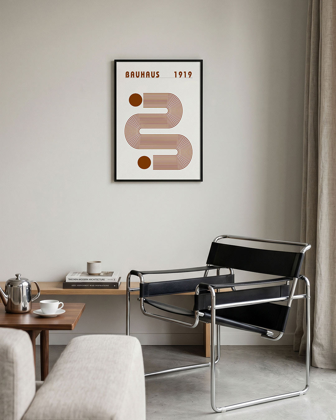 Lijnen en vormen Poster