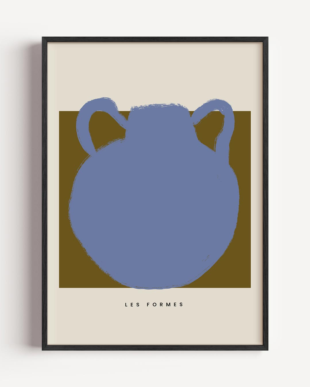 Stijlvolle Abstracte Vaas Poster-WallArtistic