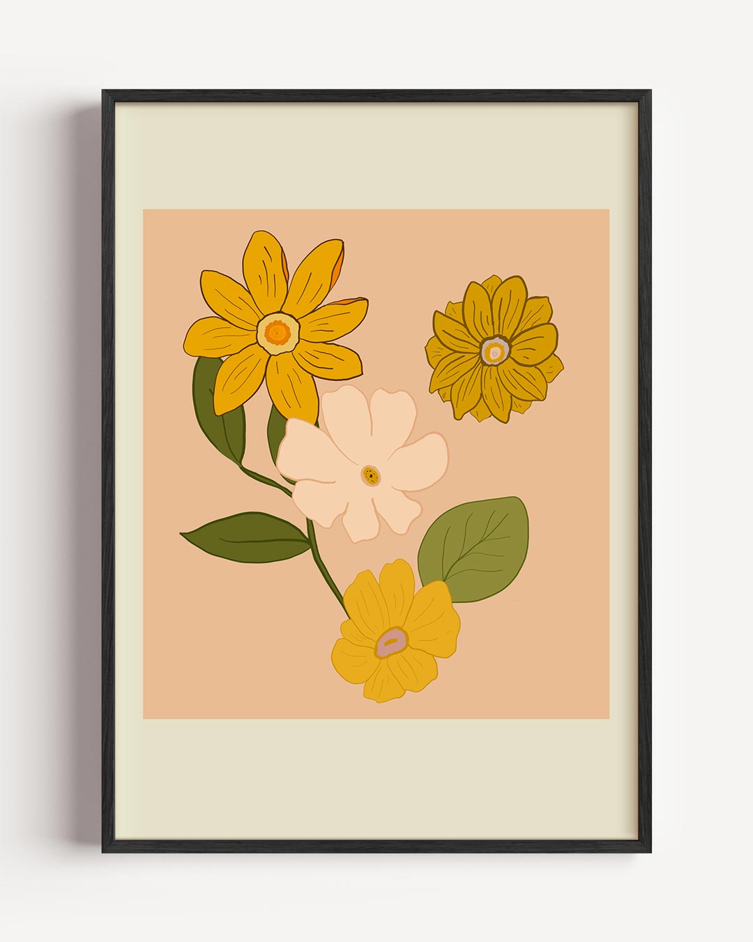 Bloemrijke Charme Poster-WallArtistic