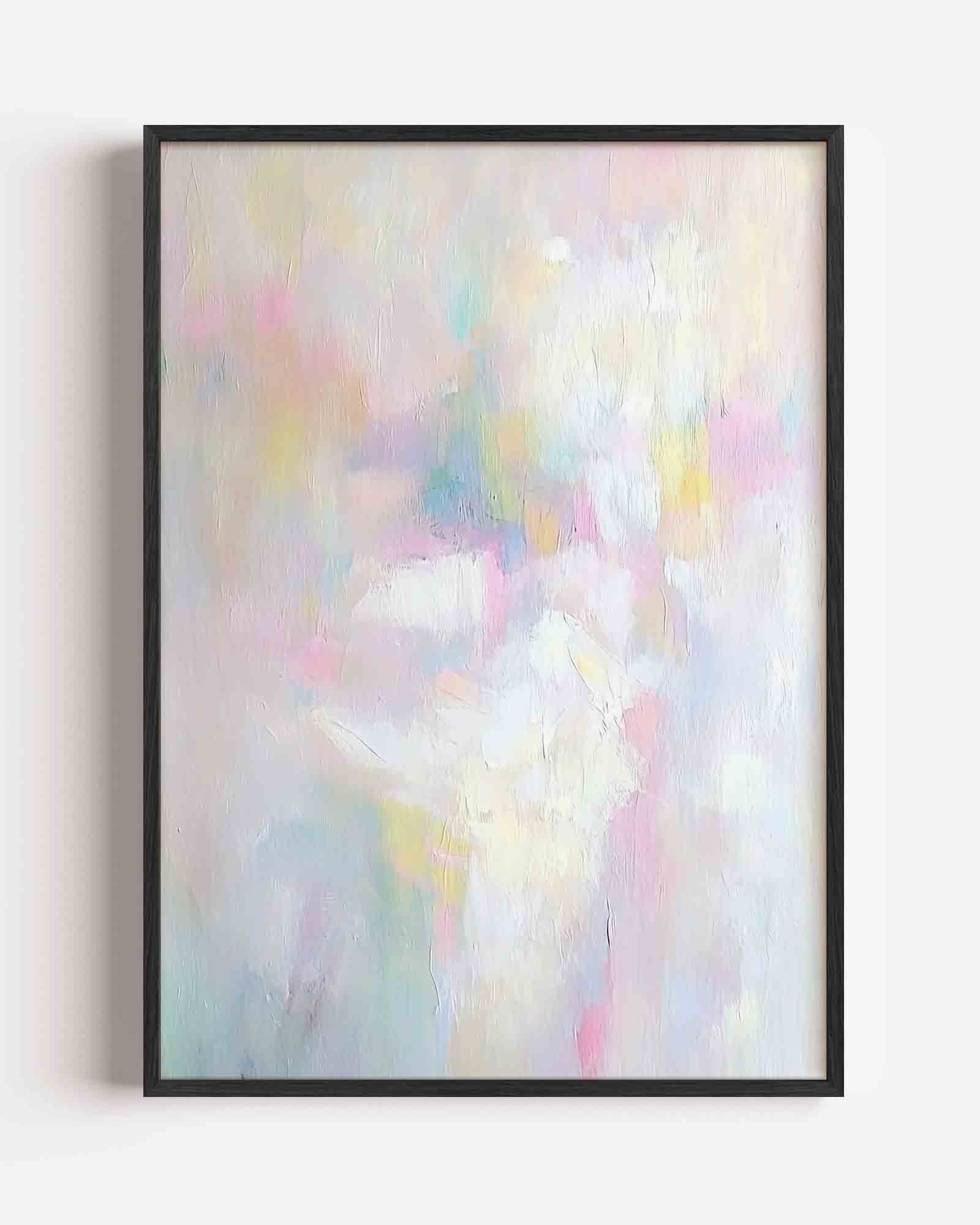 Pastelkleuren abstracte Poster