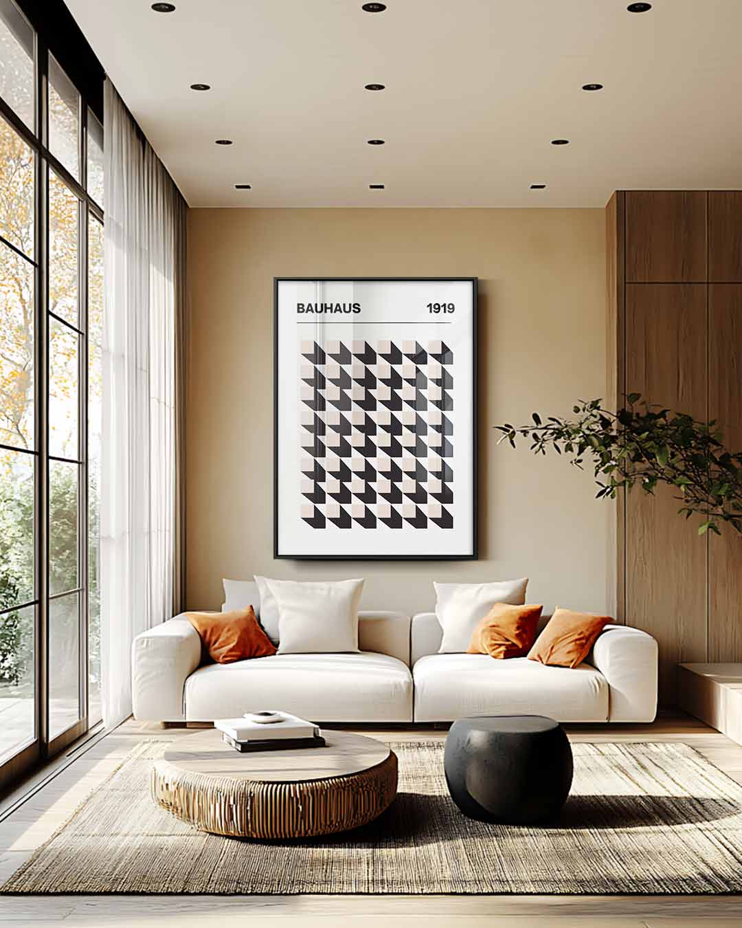 Bauhaus Geometrisch Kunstwerk Kunstwerk