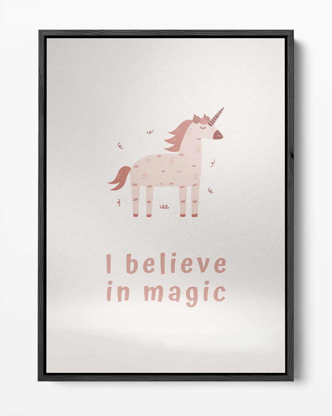 Magische Eenhoorn Poster Kunstwerk-canvas-dibond-plexiglas-wanddecoratie-WallArtistic
