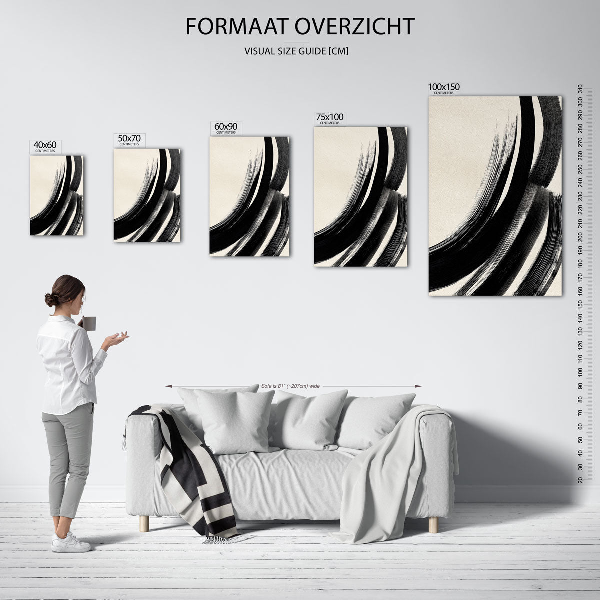 Abstracte Kunstwerk