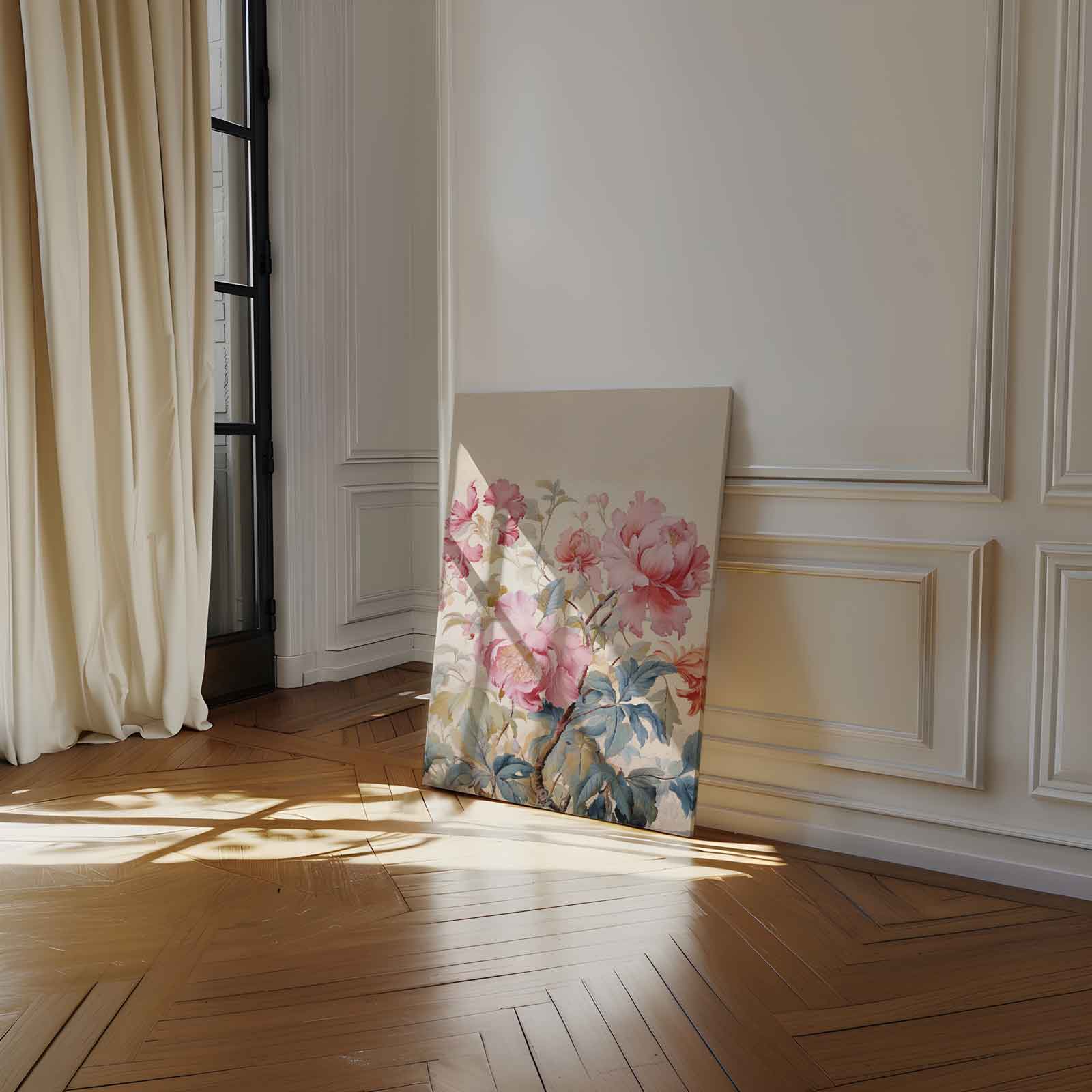 Bloemenpracht op Behang Kunstwerk-canvas-dibond-plexiglas-wanddecoratie-WallArtistic