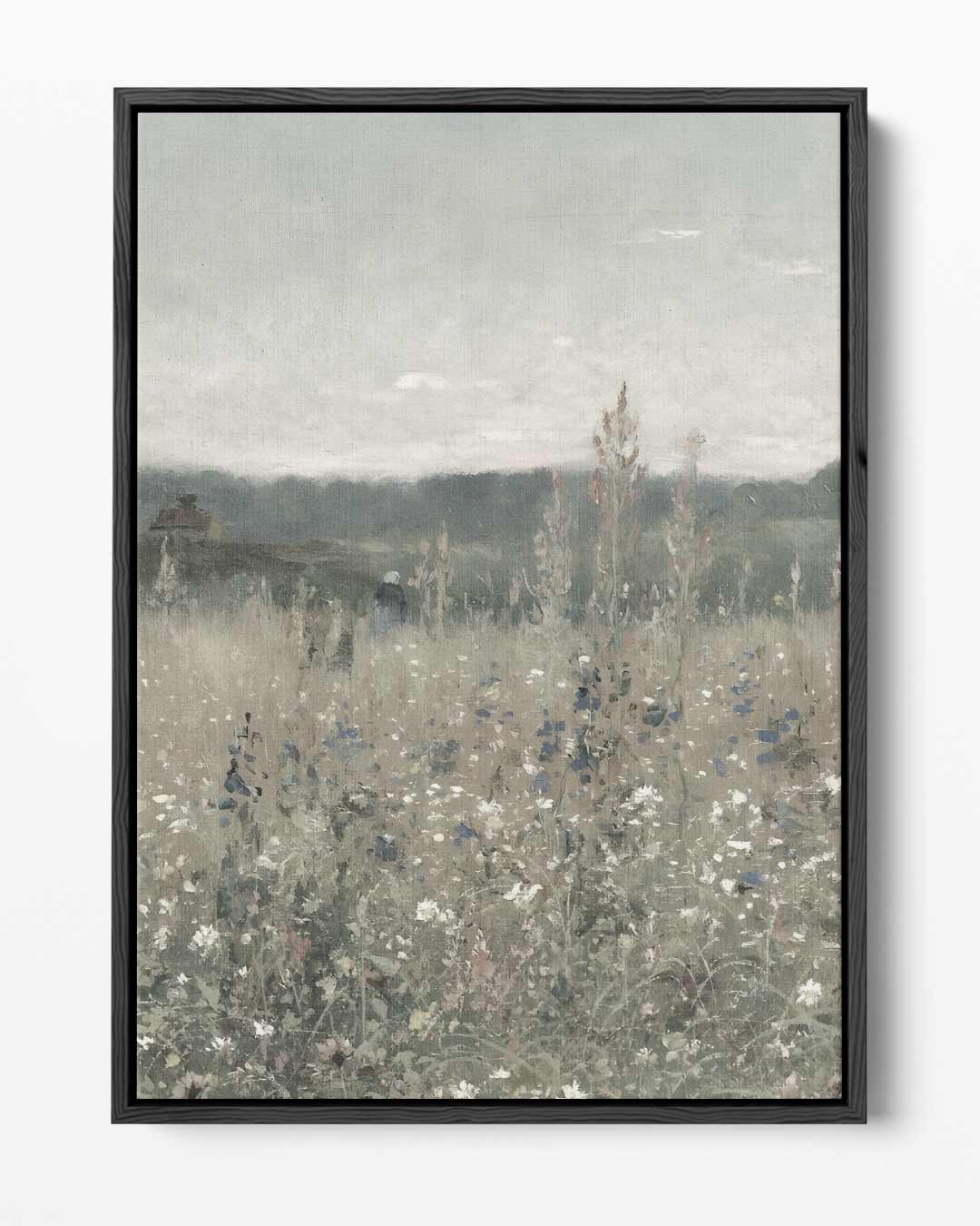 Zomerweide met Veldbloemen Kunstwerk-canvas-dibond-plexiglas-wanddecoratie-WallArtistic