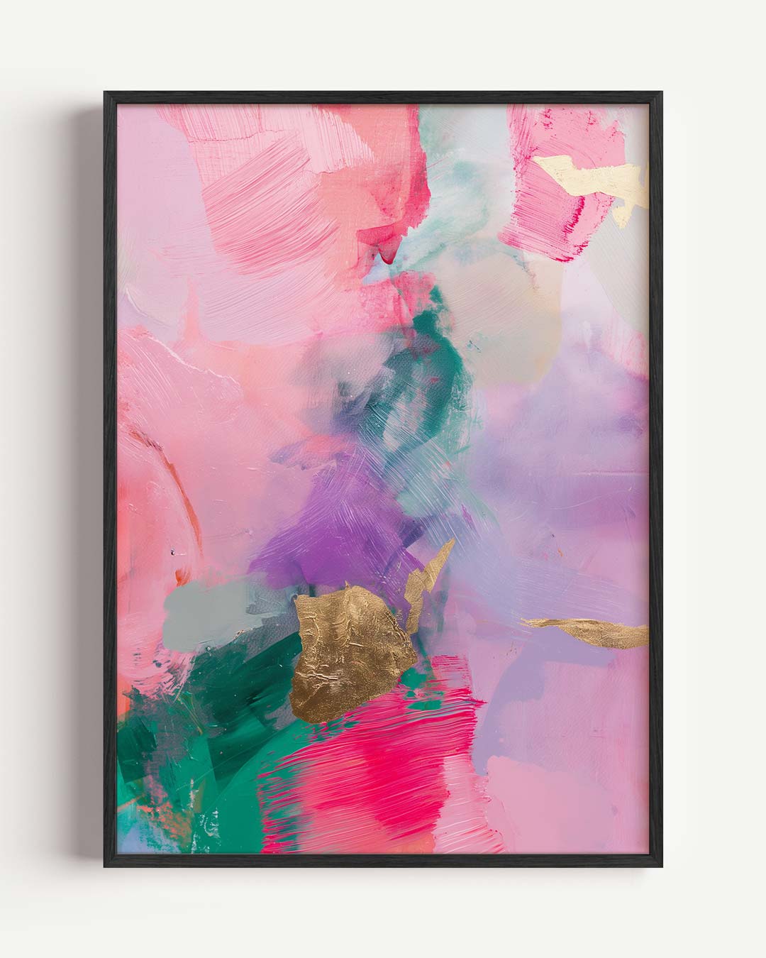 Kleurrijke Abstracte Kunstposter