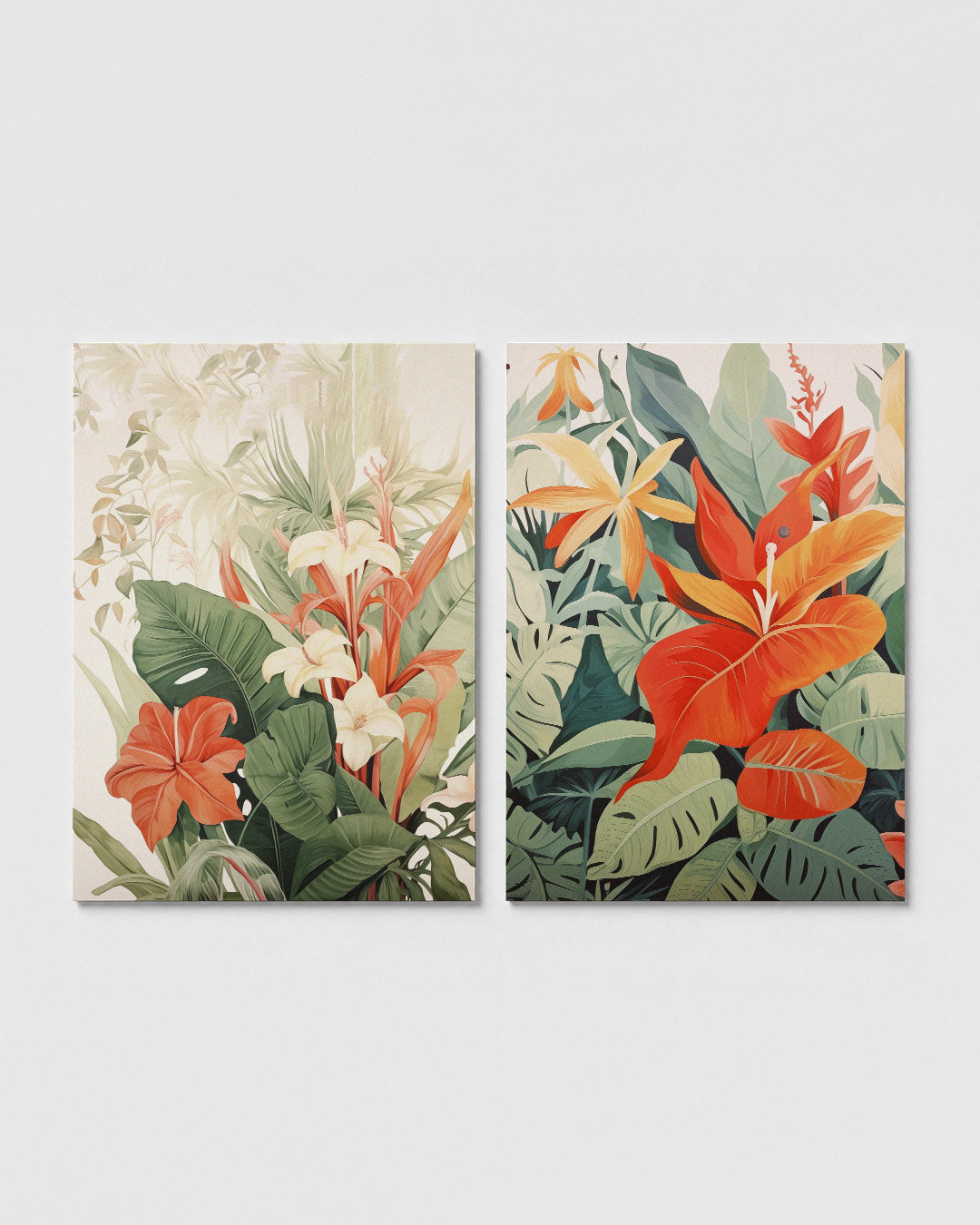 Bloemrijke jungle Posterset