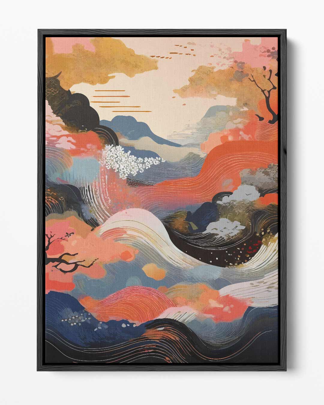 Betoverend Herfstlandschap Kunstwerk-canvas-dibond-plexiglas-wanddecoratie-WallArtistic