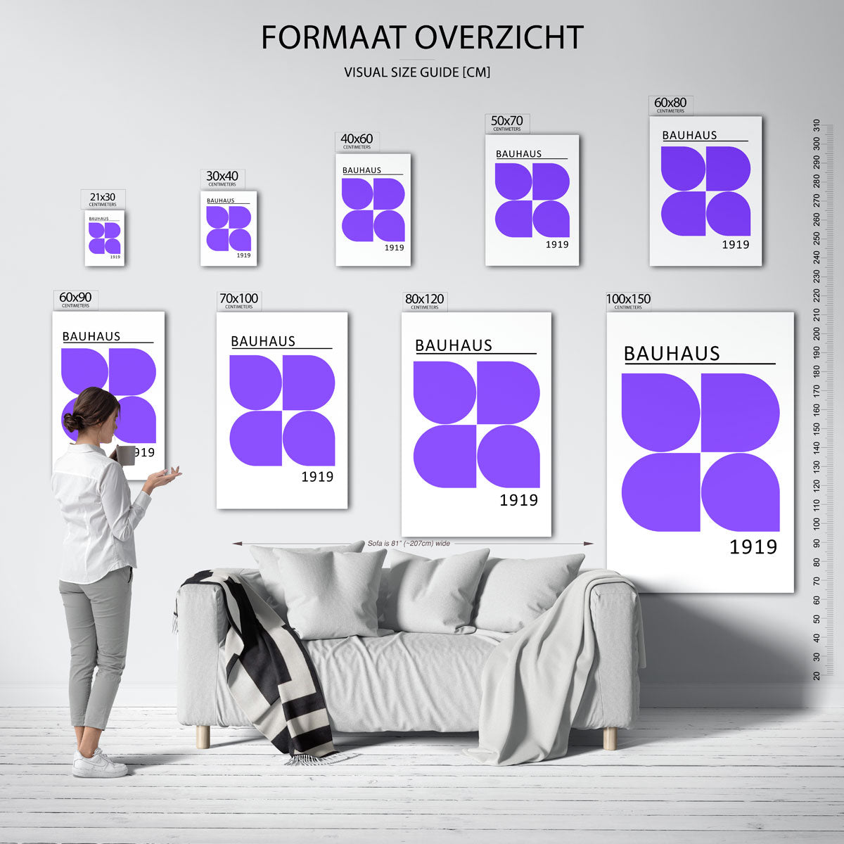 Vorm en kleur Poster