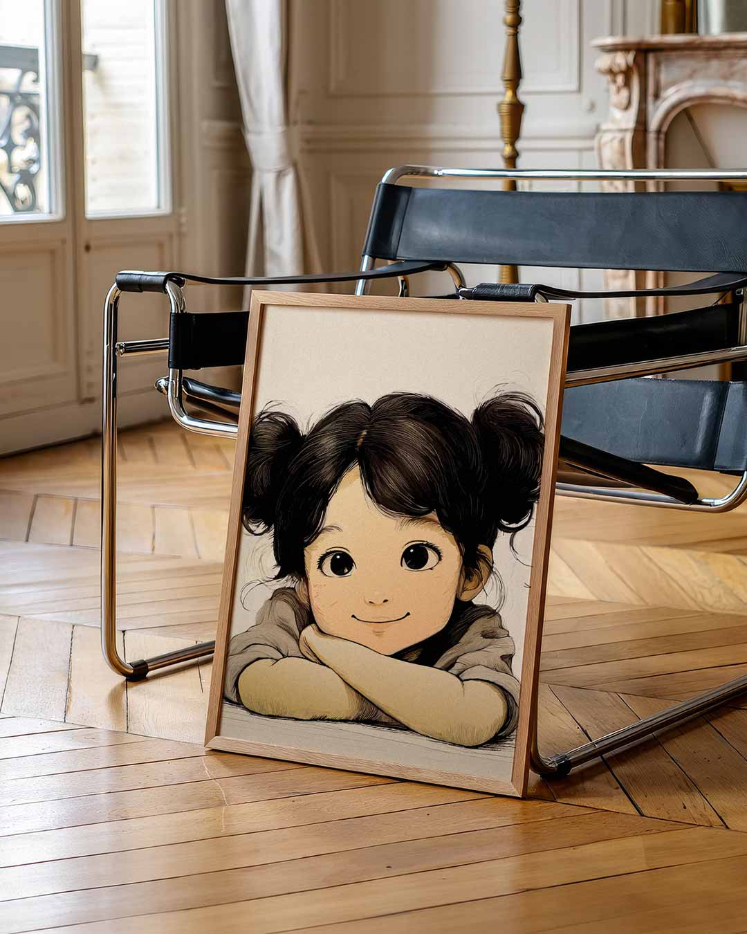 Schattige Kinderposter met Vrolijke Illustratie Poster