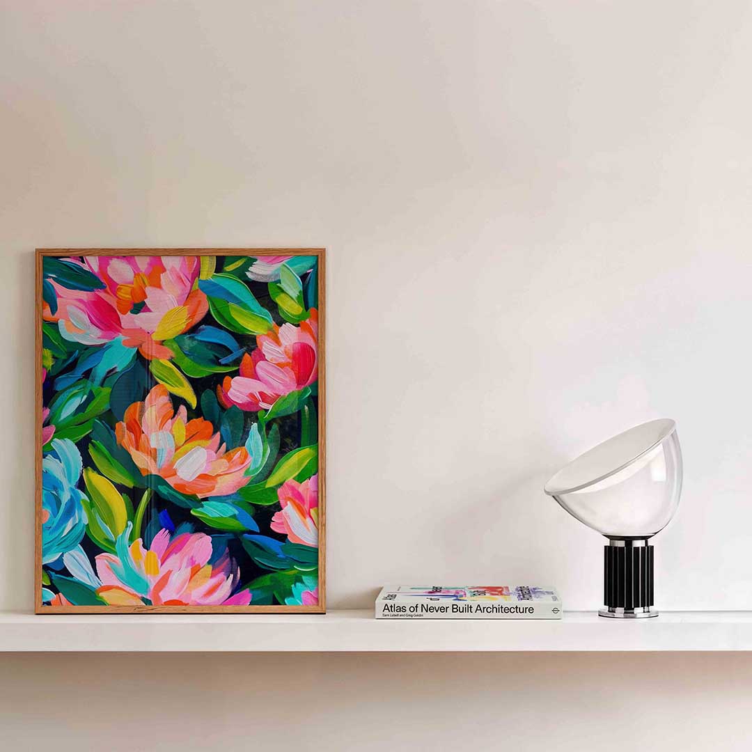 Bloemenexplosie Poster