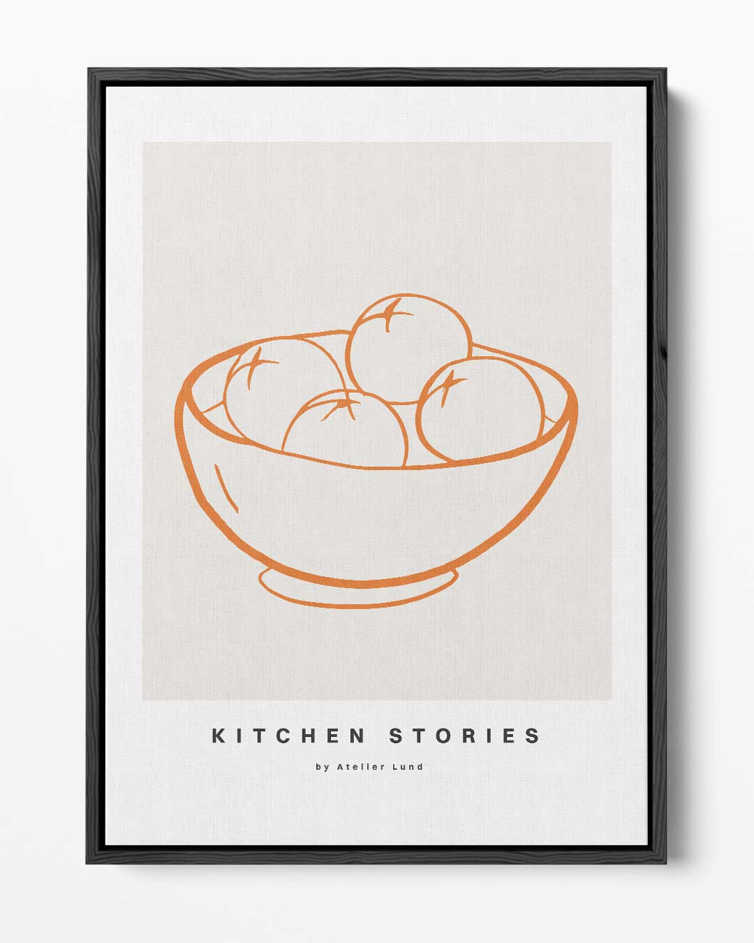 Kitchen Stories: Mandarijnen in de Kom Kunstwerk-canvas-dibond-plexiglas-wanddecoratie-WallArtistic