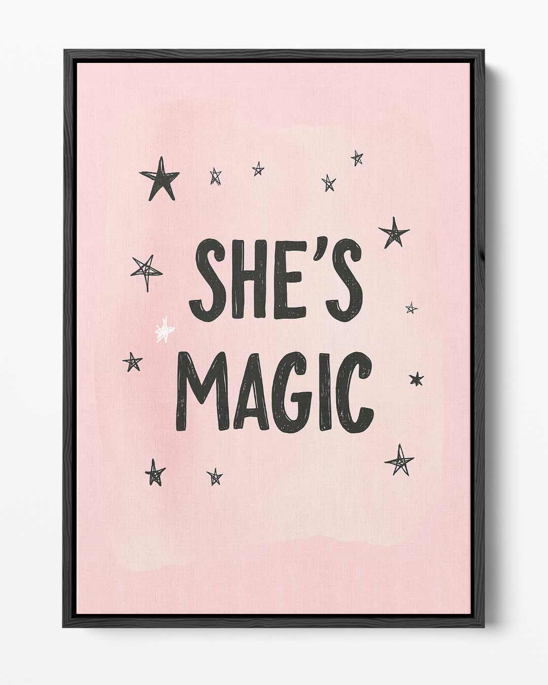 She's Magic Poster Kunstwerk-canvas-dibond-plexiglas-wanddecoratie-WallArtistic