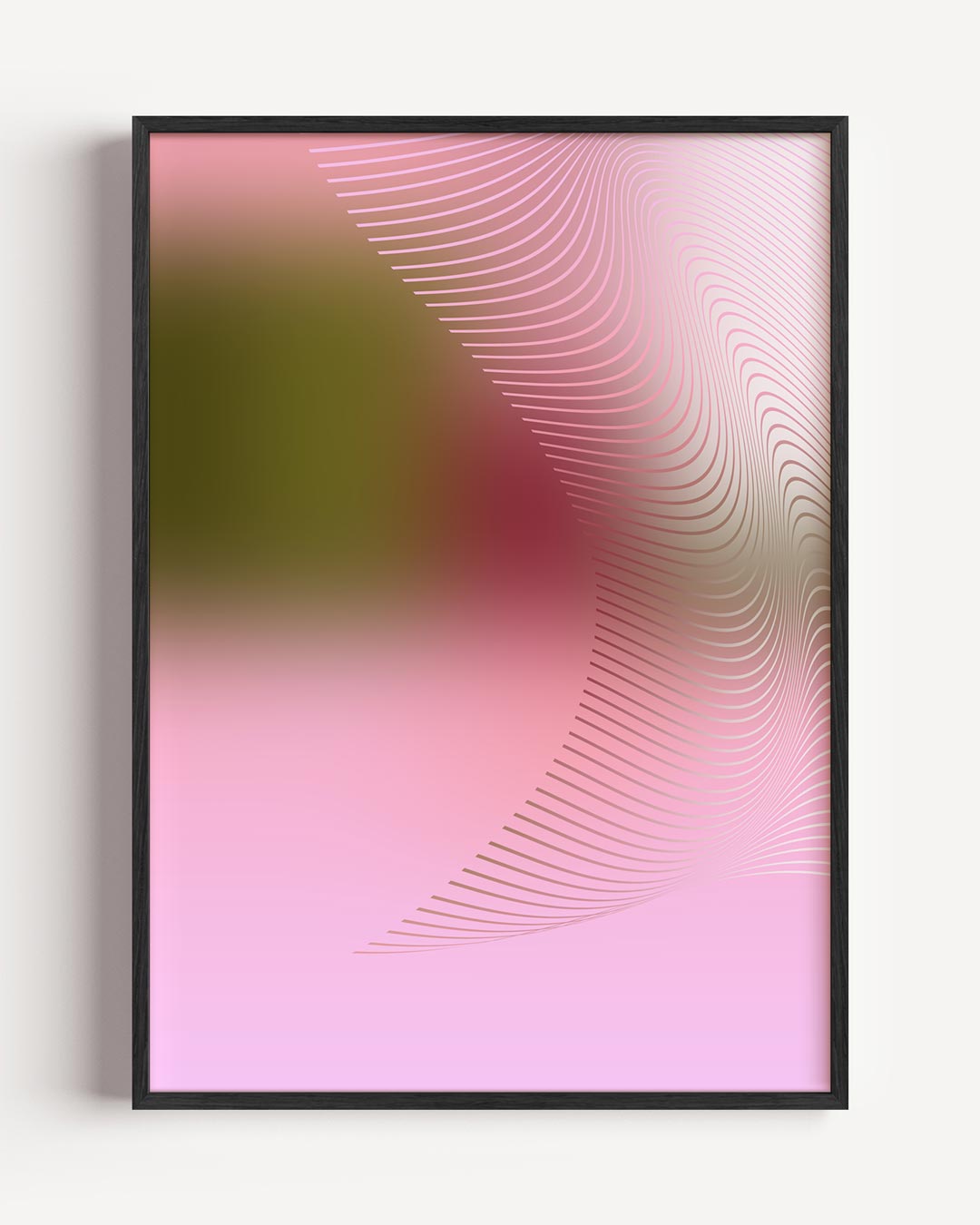 Dromerige Pastel Golven Poster-WallArtistic