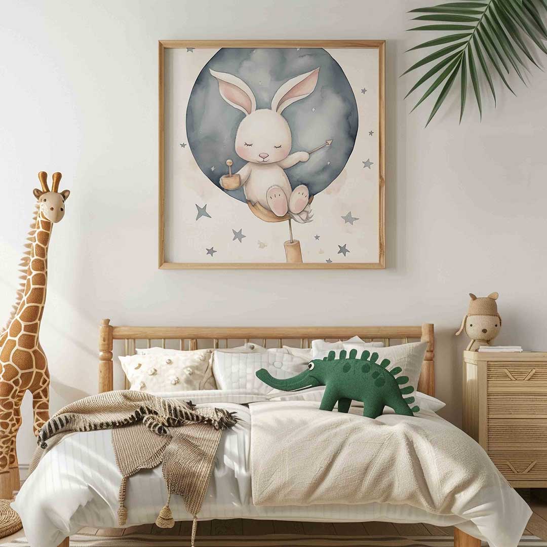 Slapend konijn Poster