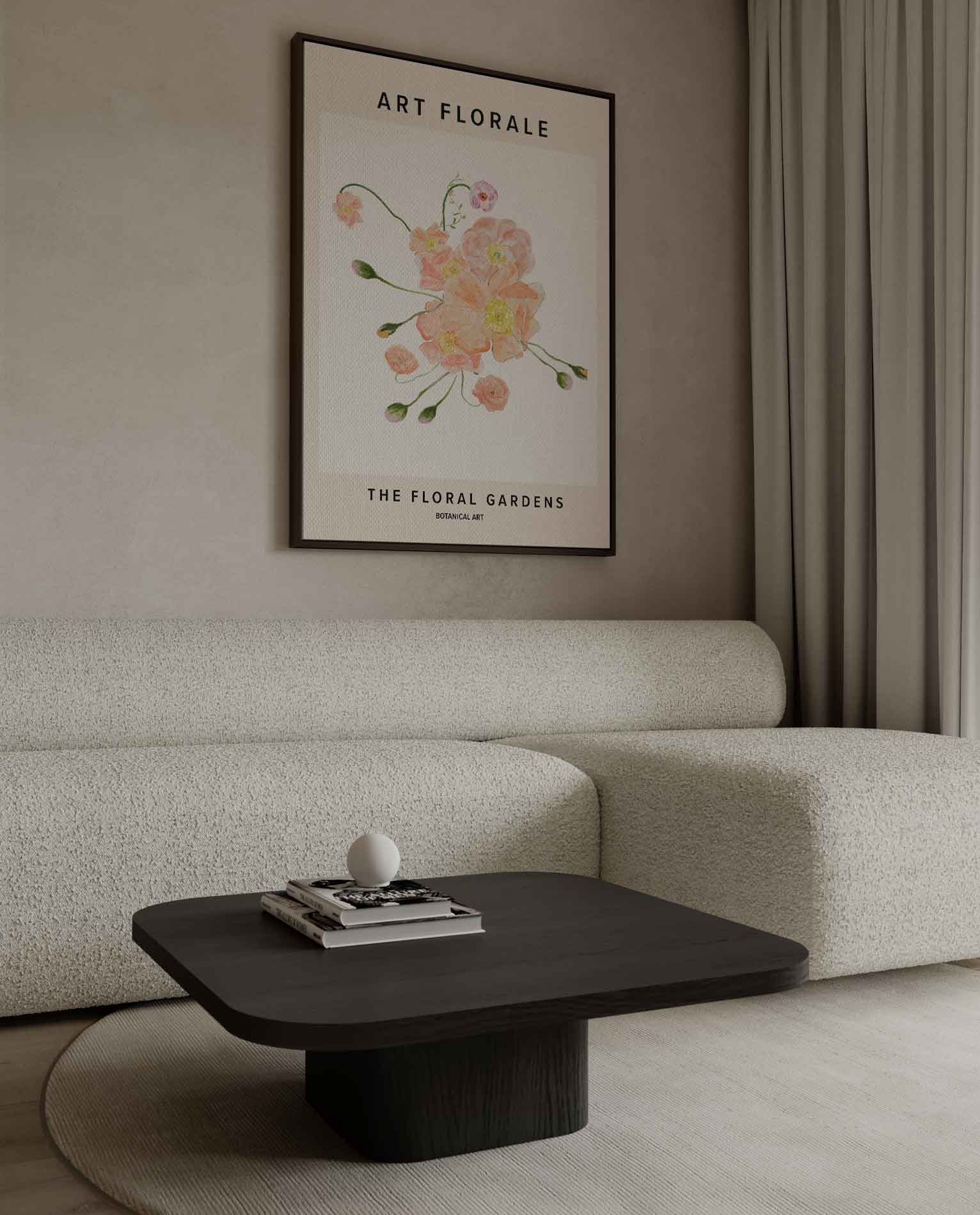 Bloeiende Tuinen Botanische Kunst Kunstwerk-canvas-dibond-plexiglas-wanddecoratie-WallArtistic