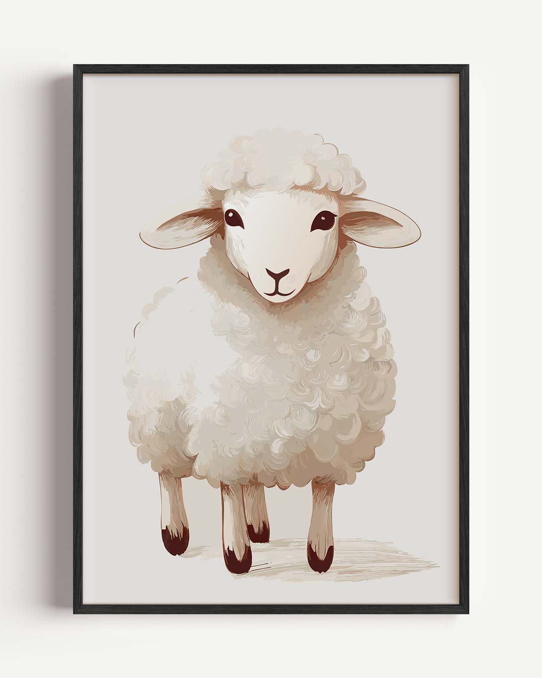 Schattige Schapen Poster