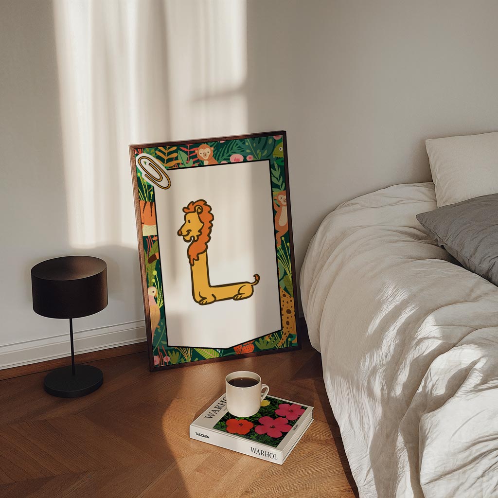 Jungle Alfabet Poster