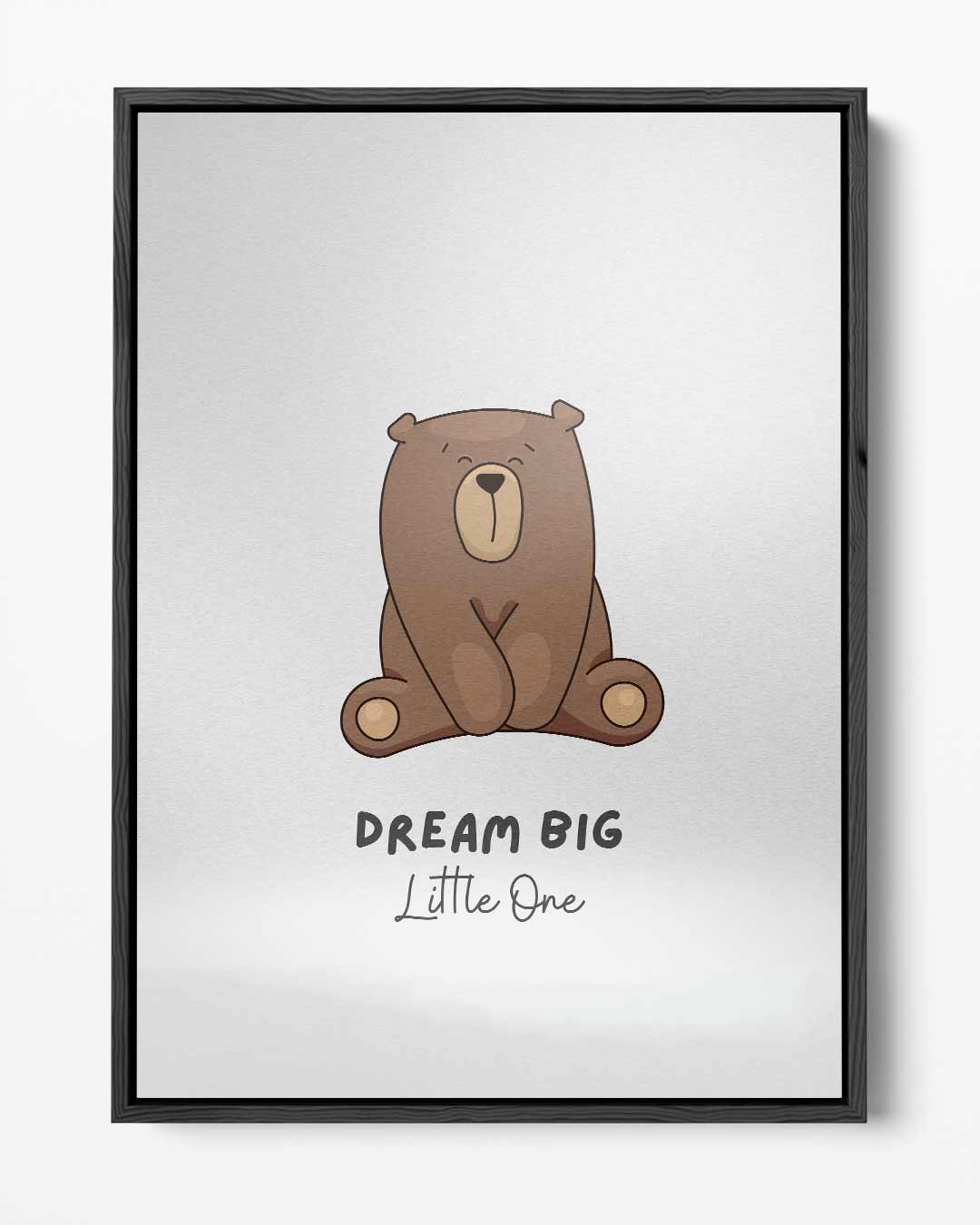 Droom Grote Beer Poster Kunstwerk-canvas-dibond-plexiglas-wanddecoratie-WallArtistic