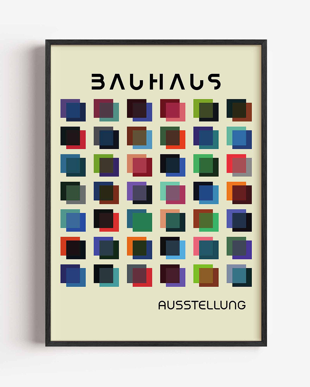 Kleurrijke vierkanten Poster