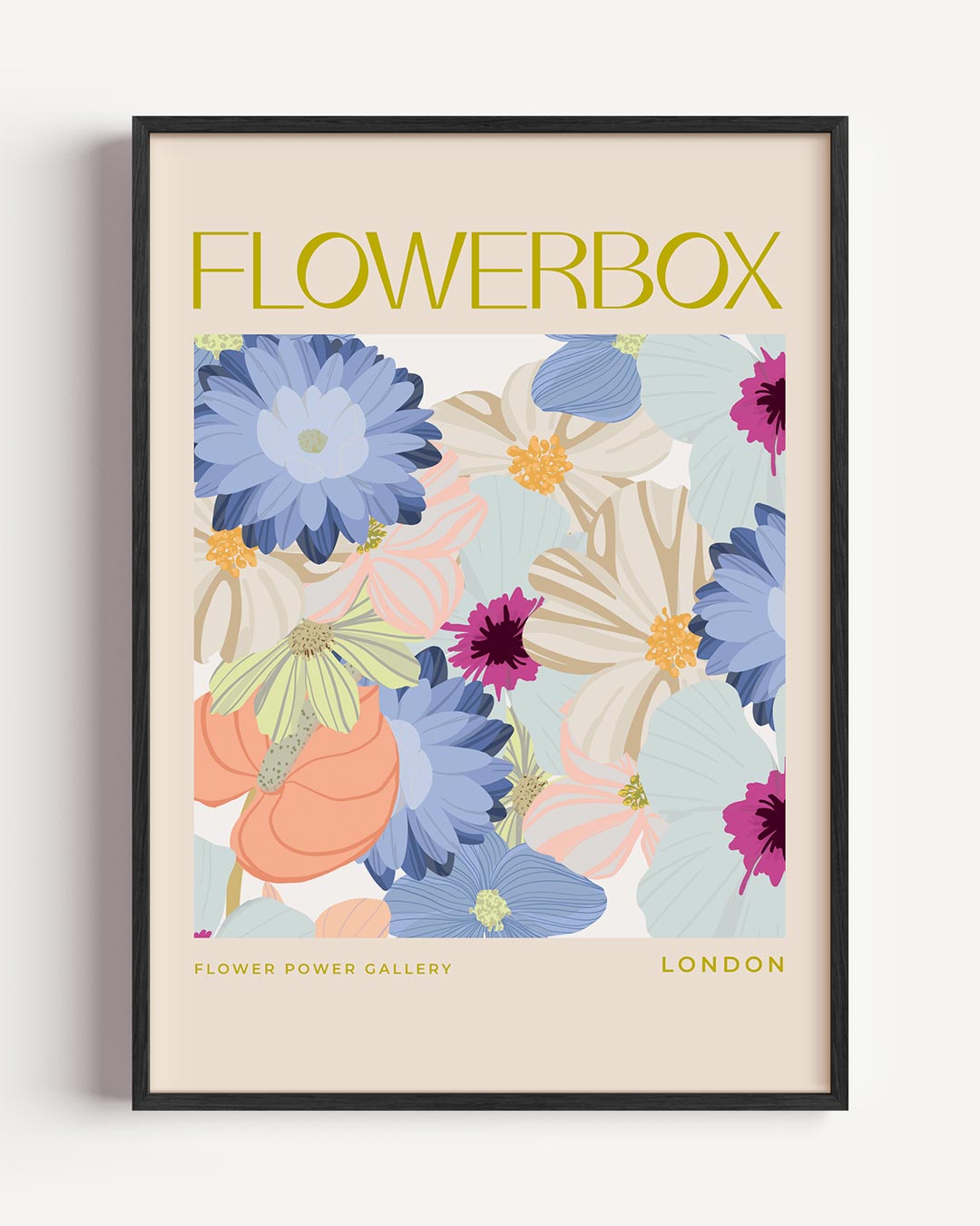 Bloemenpracht in London Poster-WallArtistic