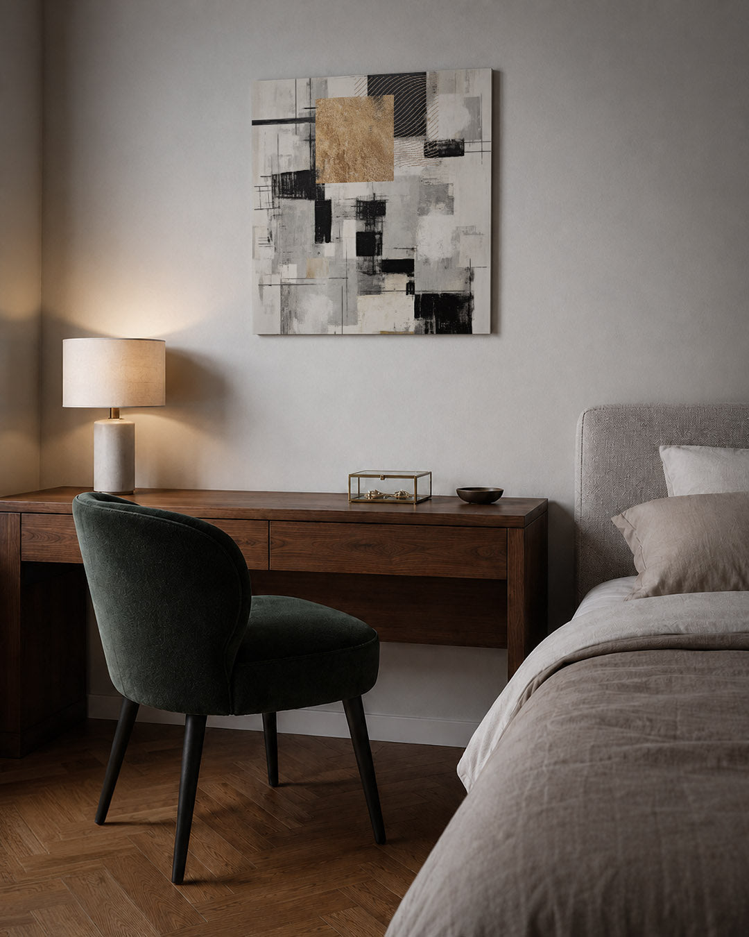 Geometrische compositie Kunstwerk
