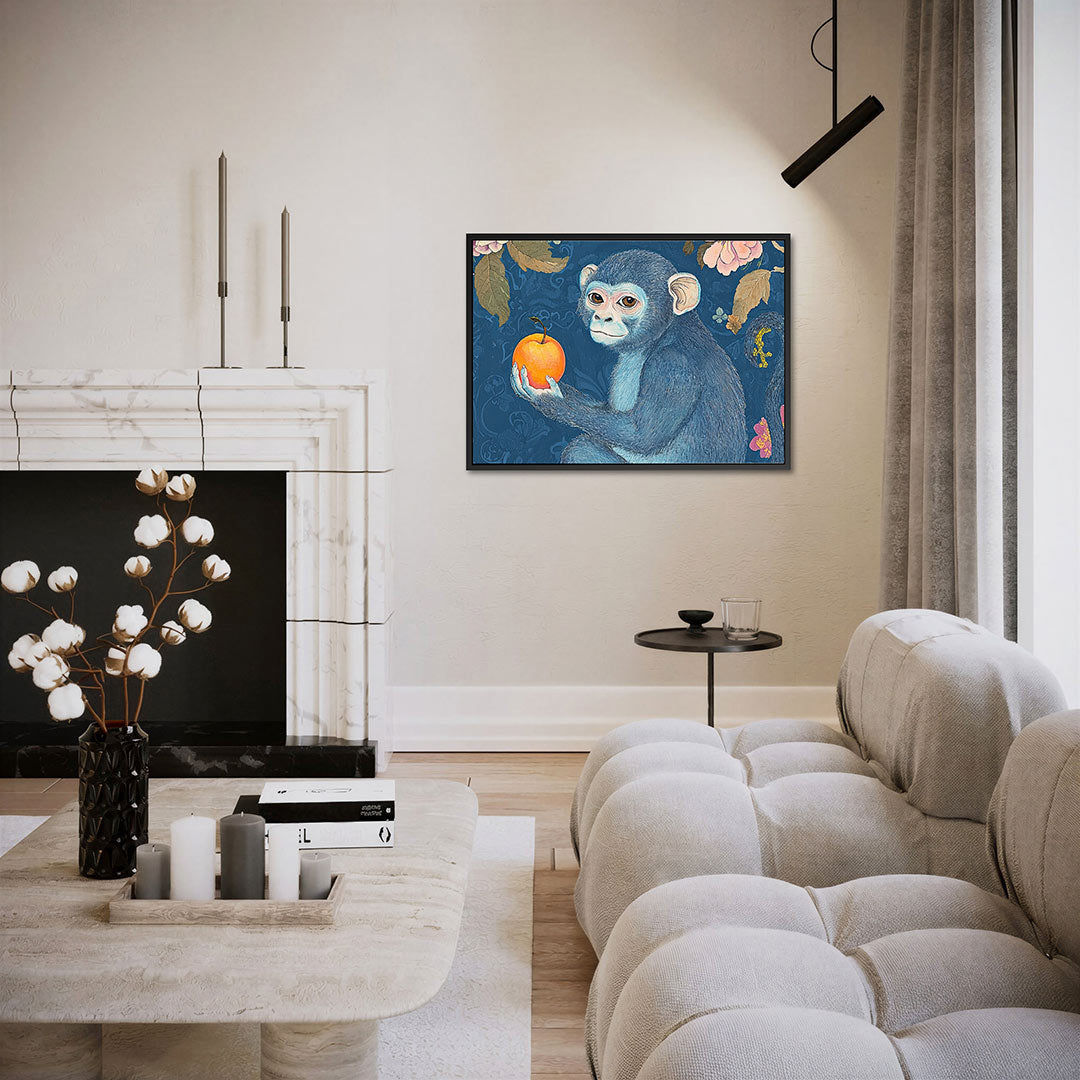Dromerige aap Kunstwerk
