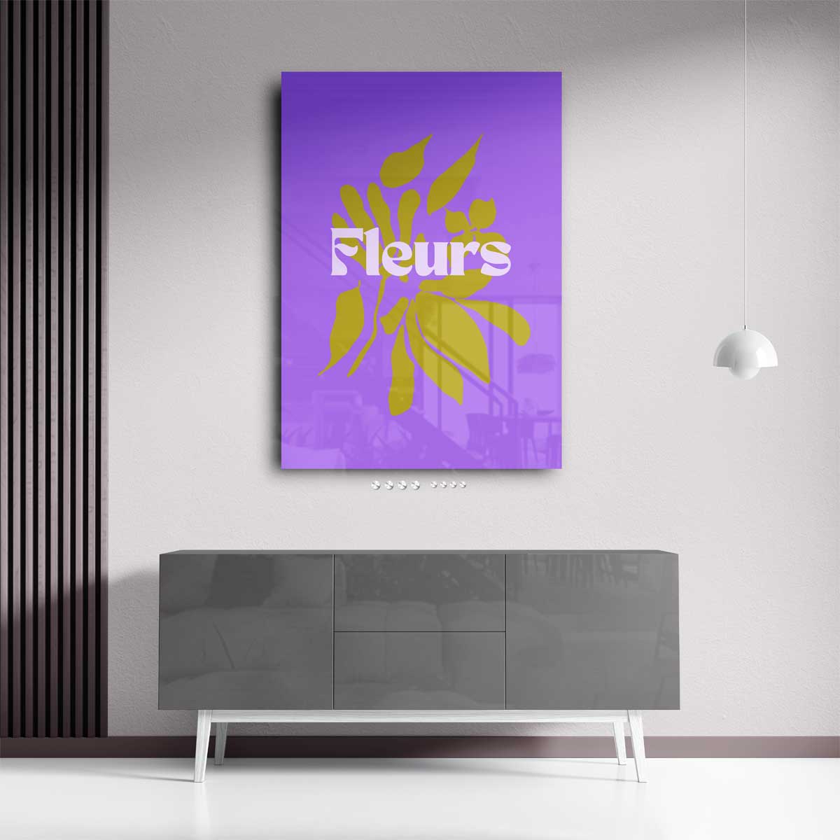 Vrolijke Bloemenpracht Kunstwerk-canvas-dibond-plexiglas-wanddecoratie-WallArtistic