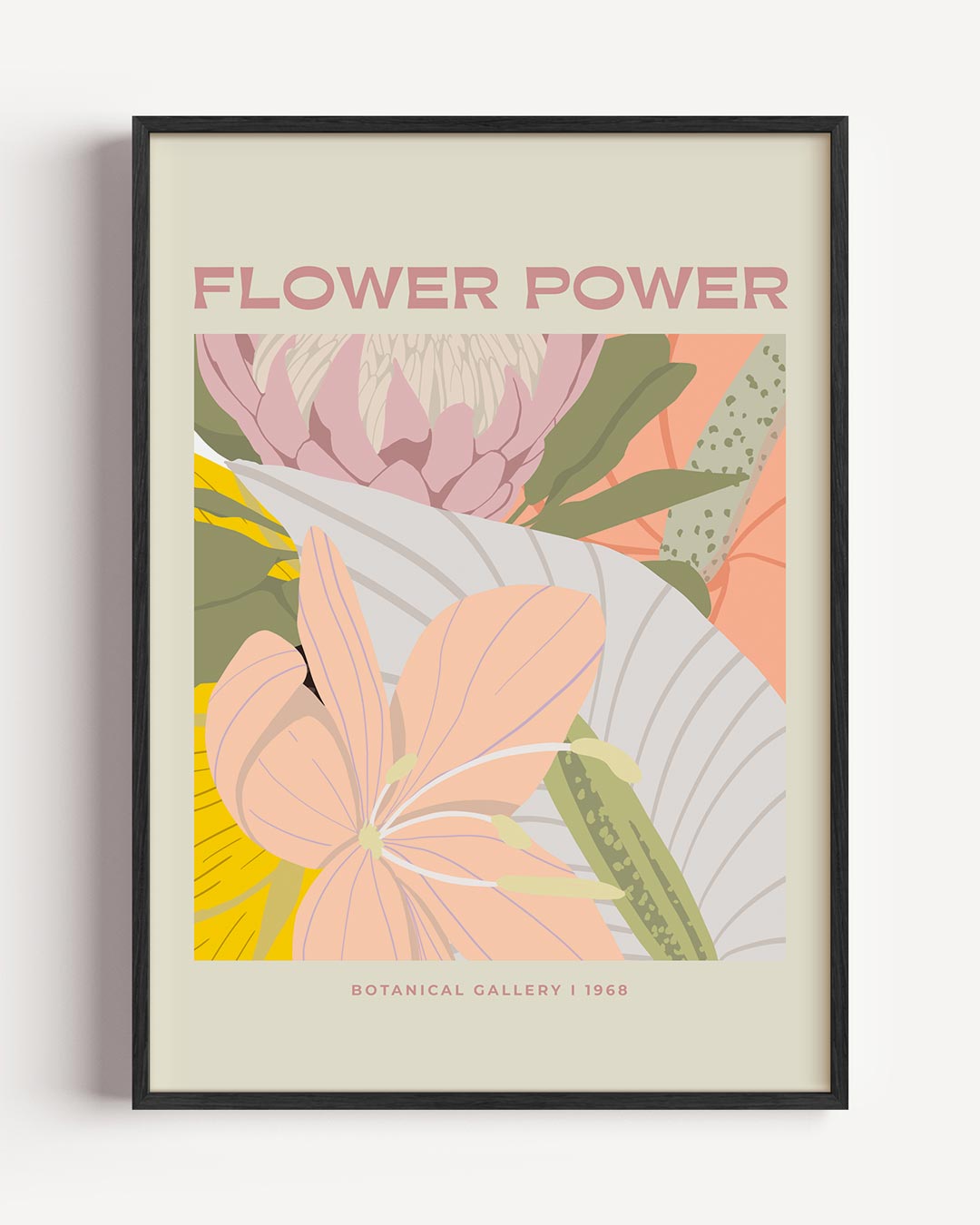Flower Power Botanische Poster-WallArtistic