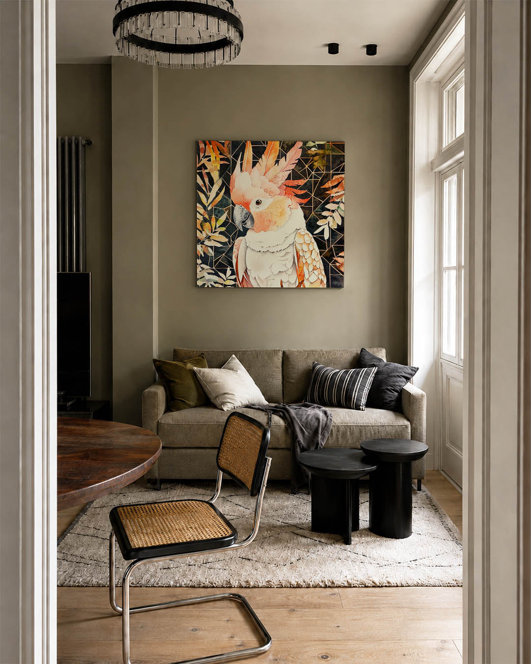 Vrolijke vogel Kunstwerk