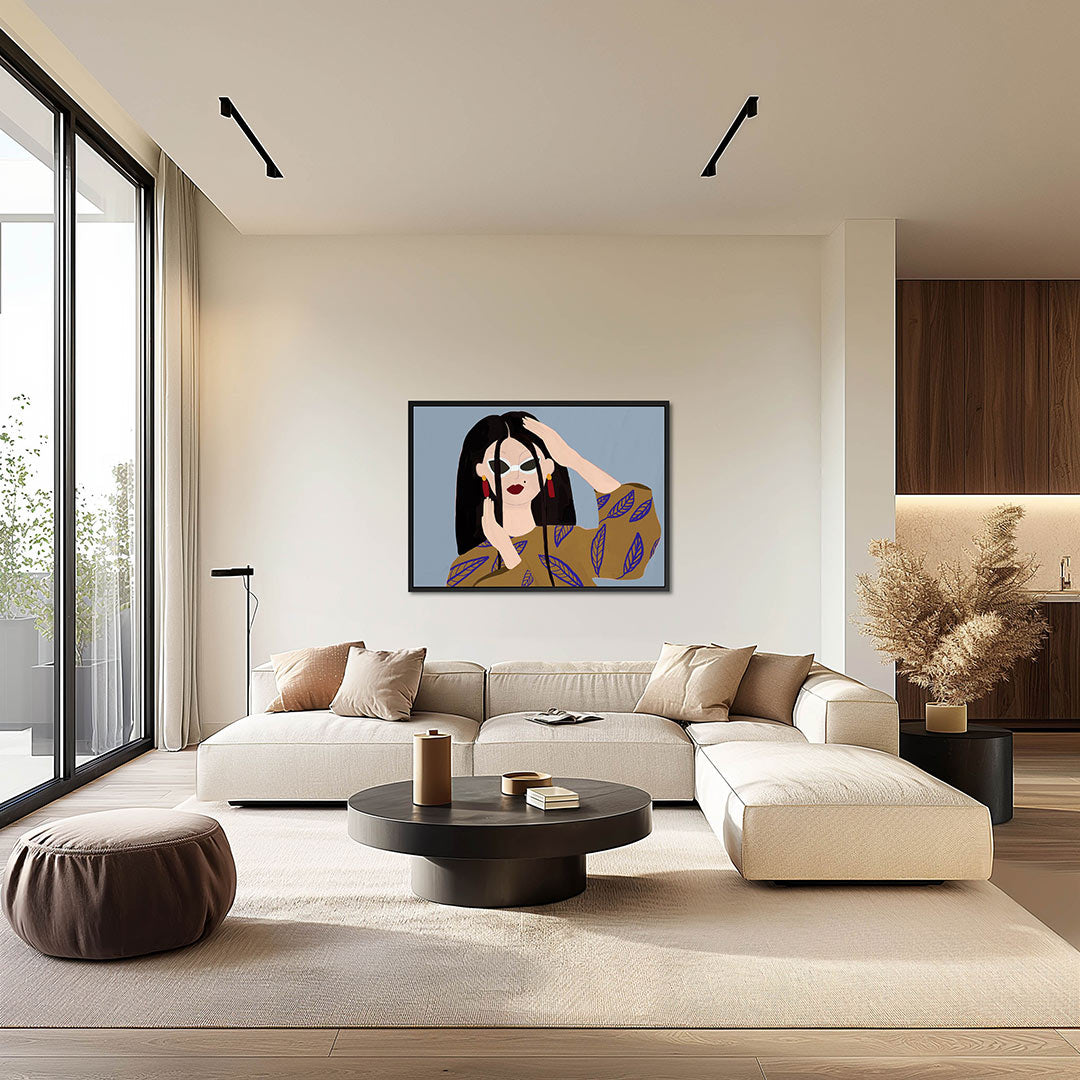 Vrouwelijk portret Kunstwerk