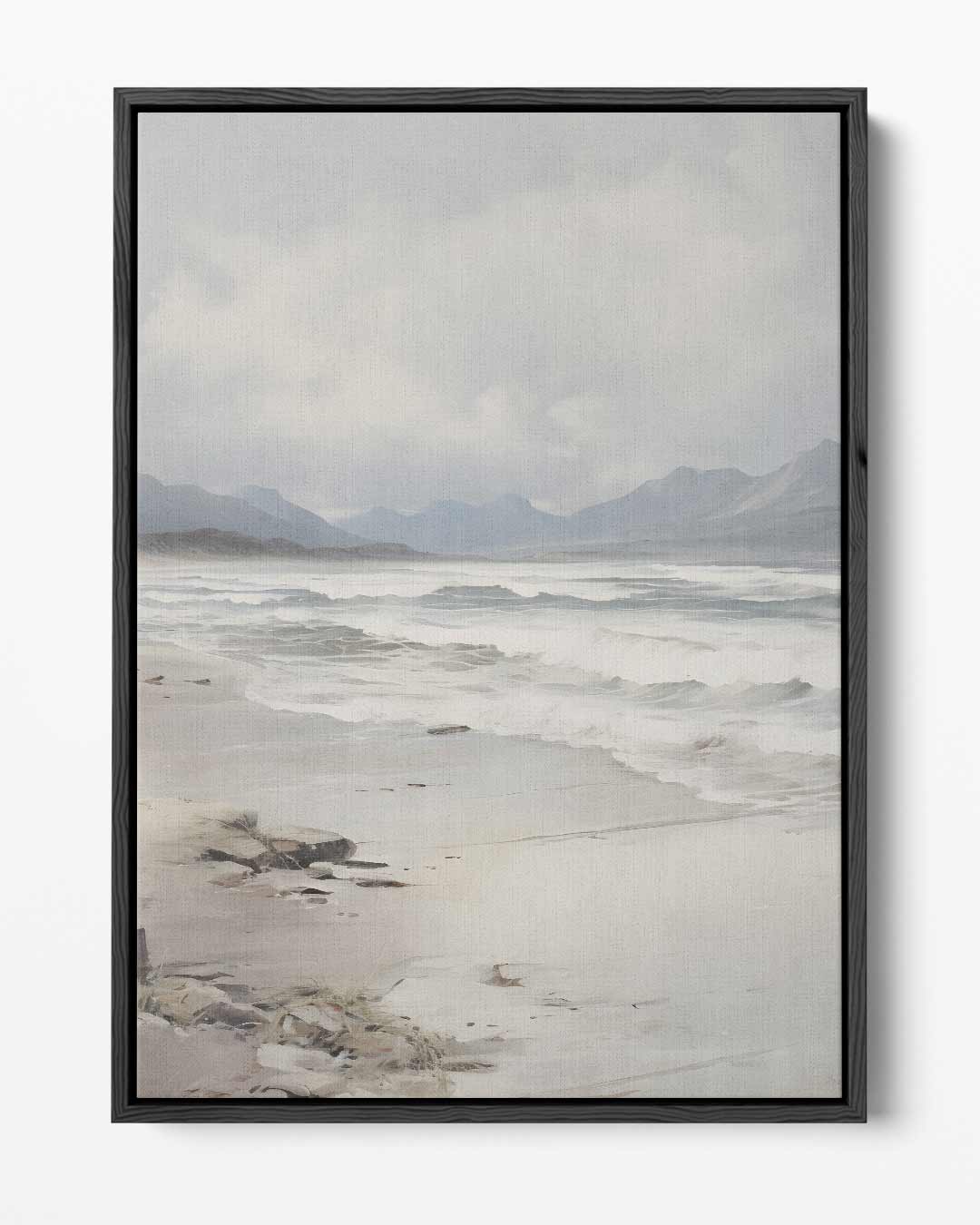 Rustgevende Strandgolven Kunstwerk-canvas-dibond-plexiglas-wanddecoratie-WallArtistic