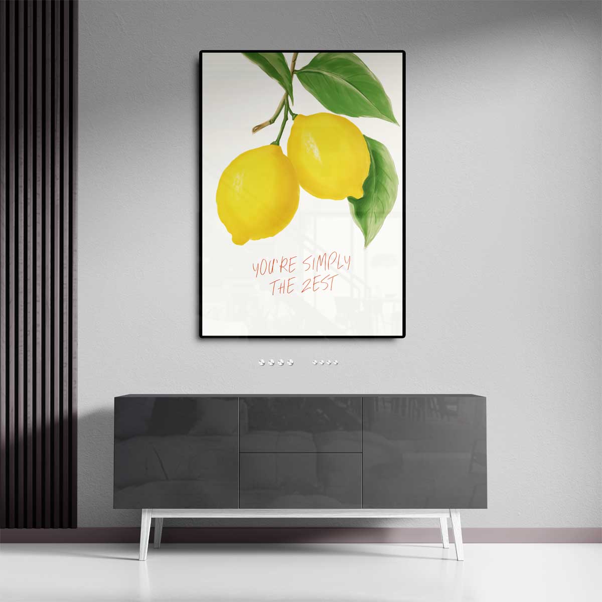 Frisse Citroenvibes Poster