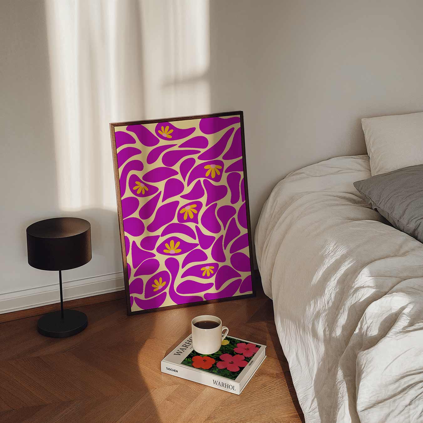 Bloemendroom Abstracte Kunst Poster