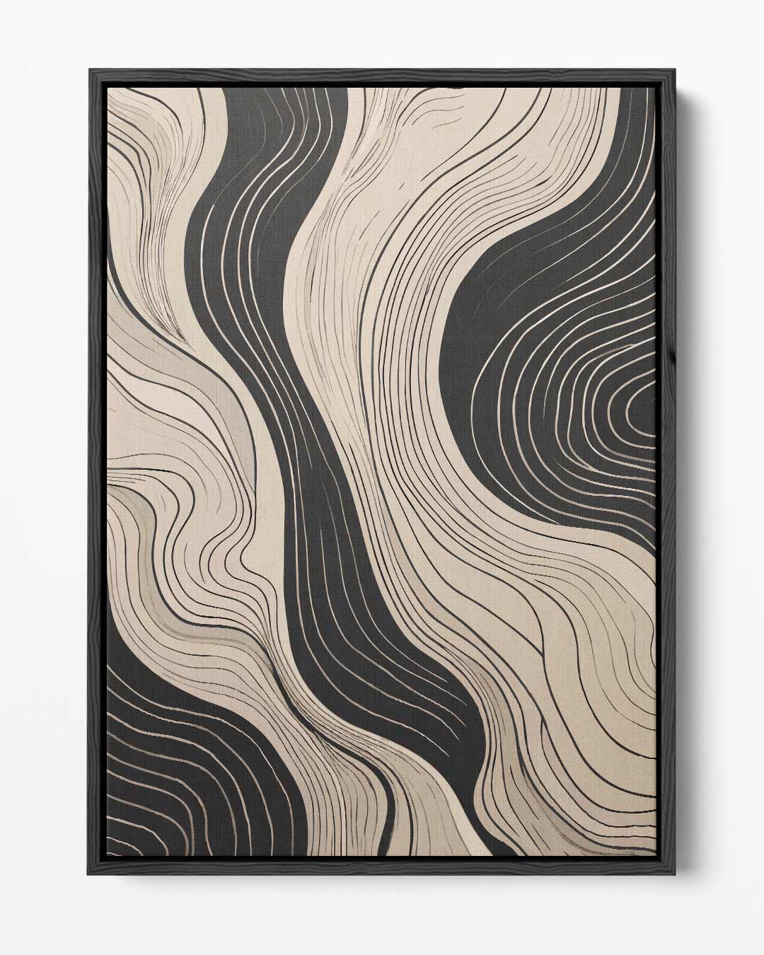 Golvende Lijnen Wanddecoratie Kunstwerk-canvas-dibond-plexiglas-wanddecoratie-WallArtistic