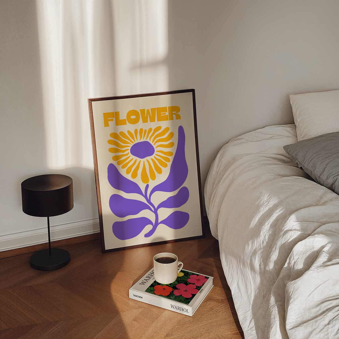 Vrolijke Bloemenkracht Poster