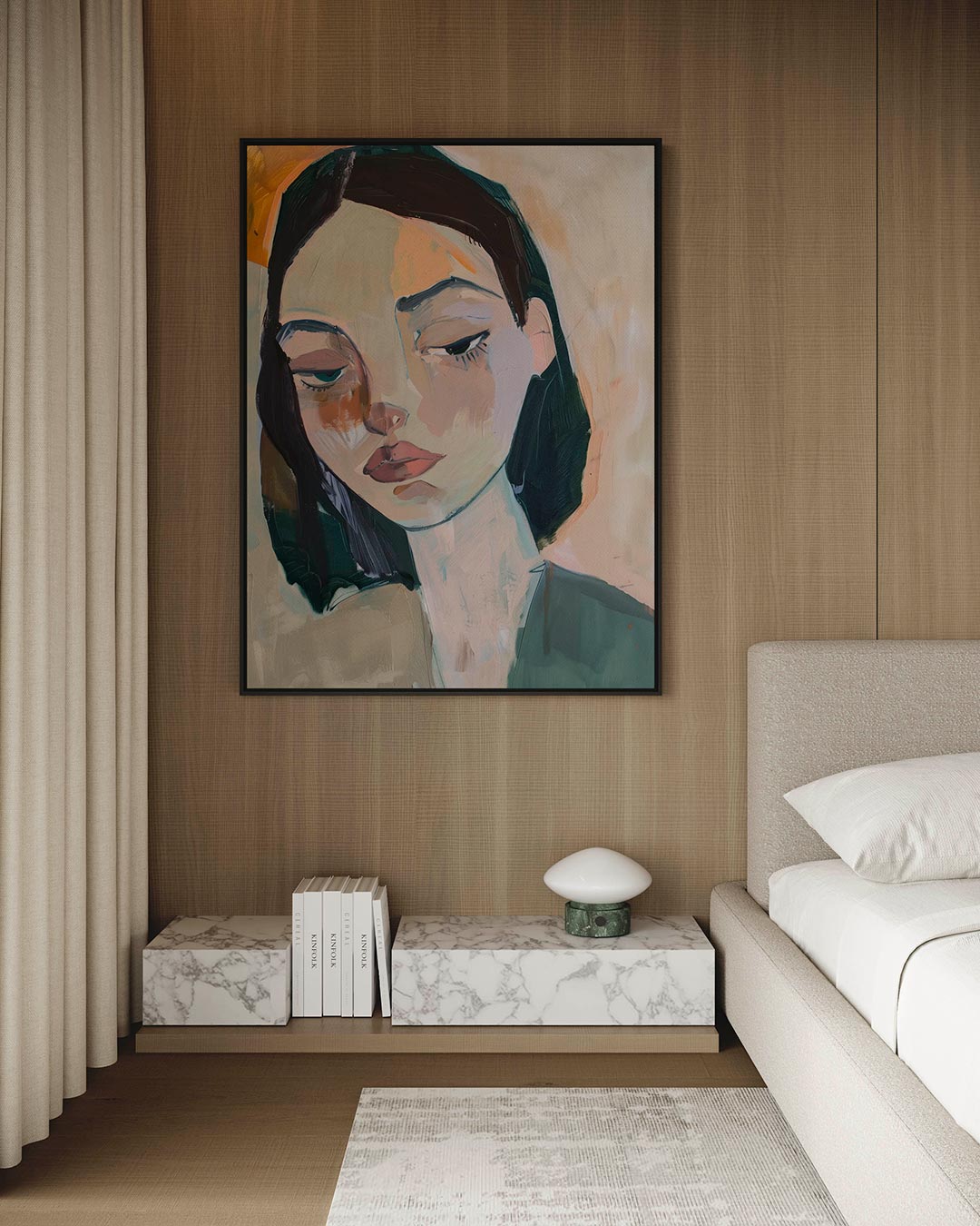 Portretstudie Kunstwerk