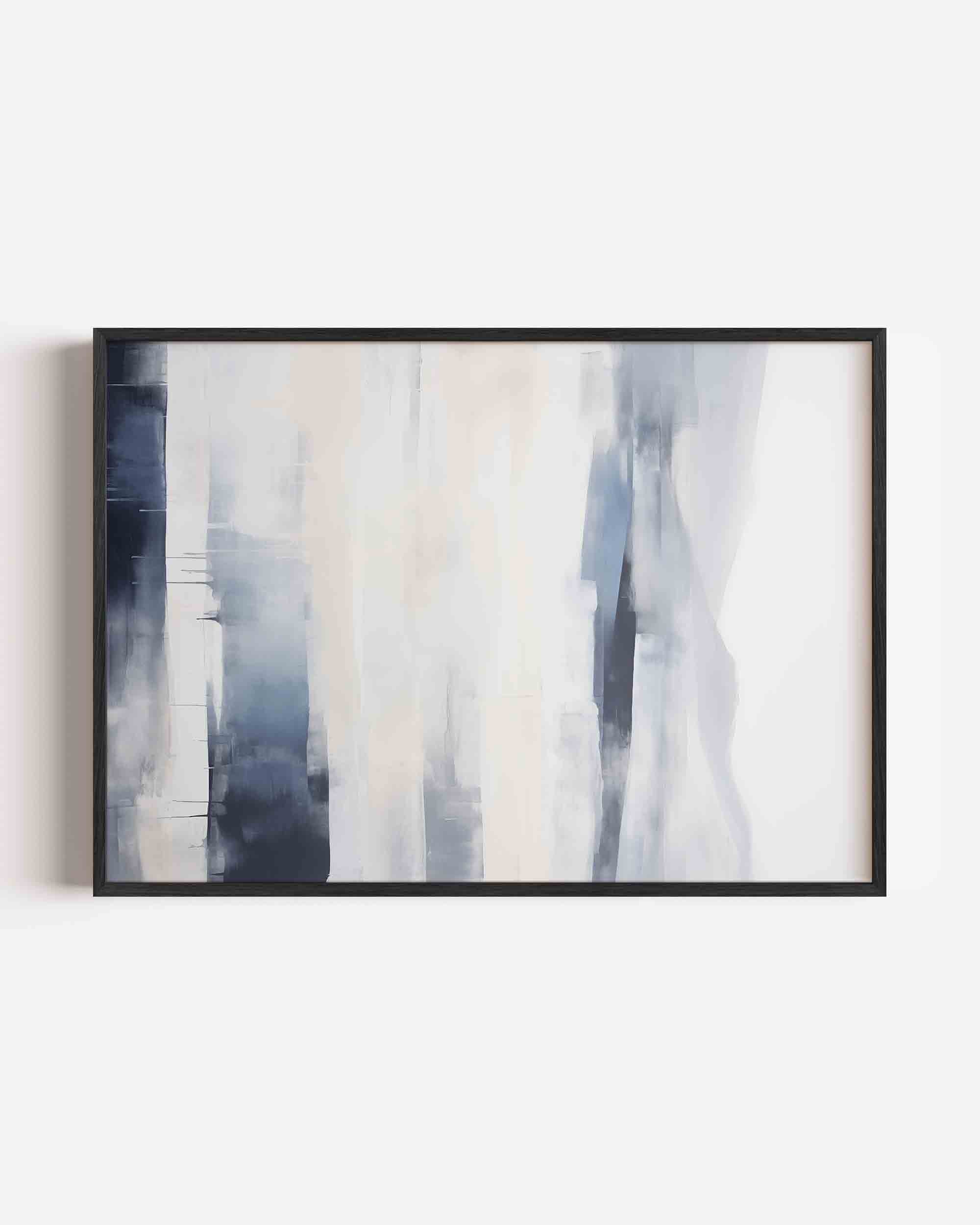 Abstracte verticale vormen Poster