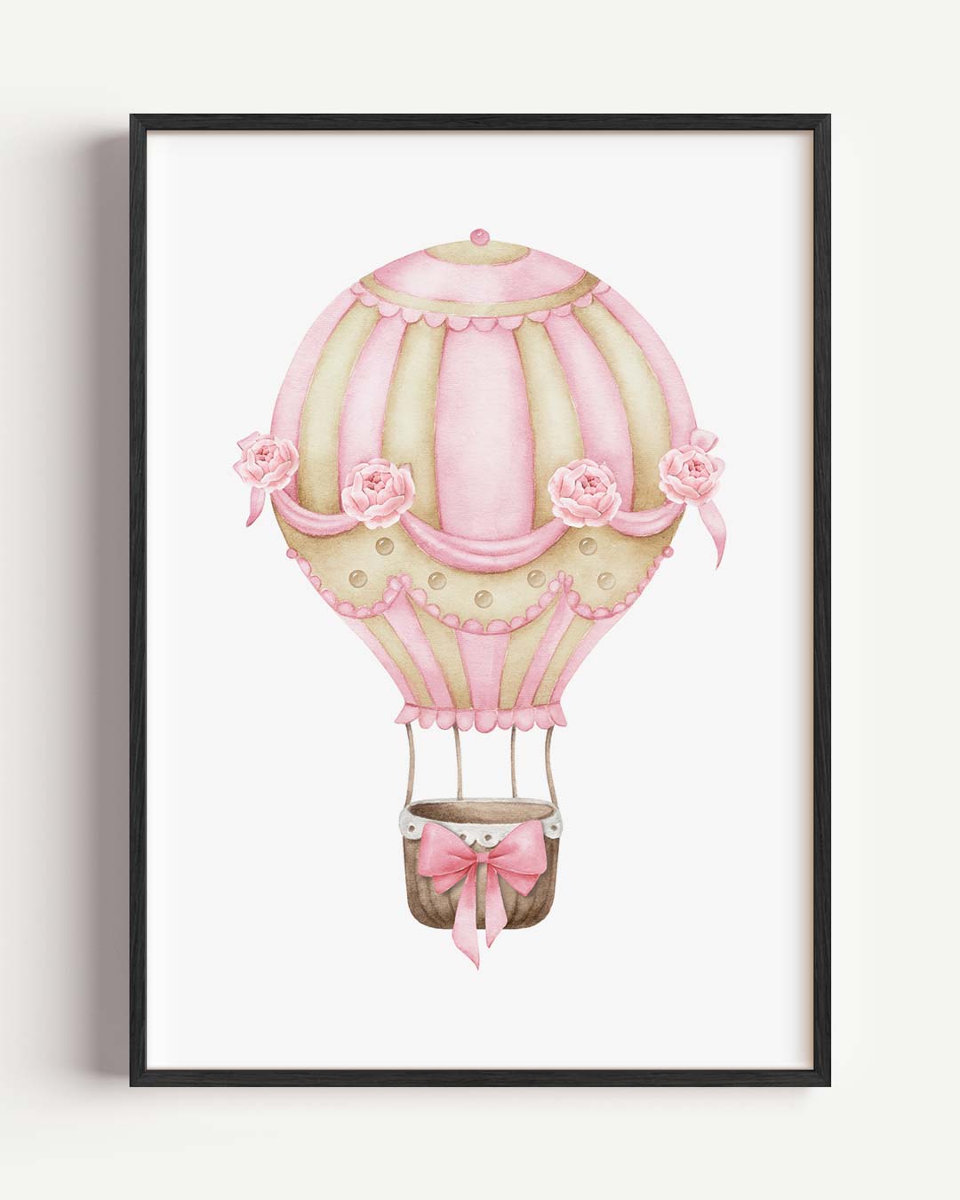 Romantische Luchtballon Poster