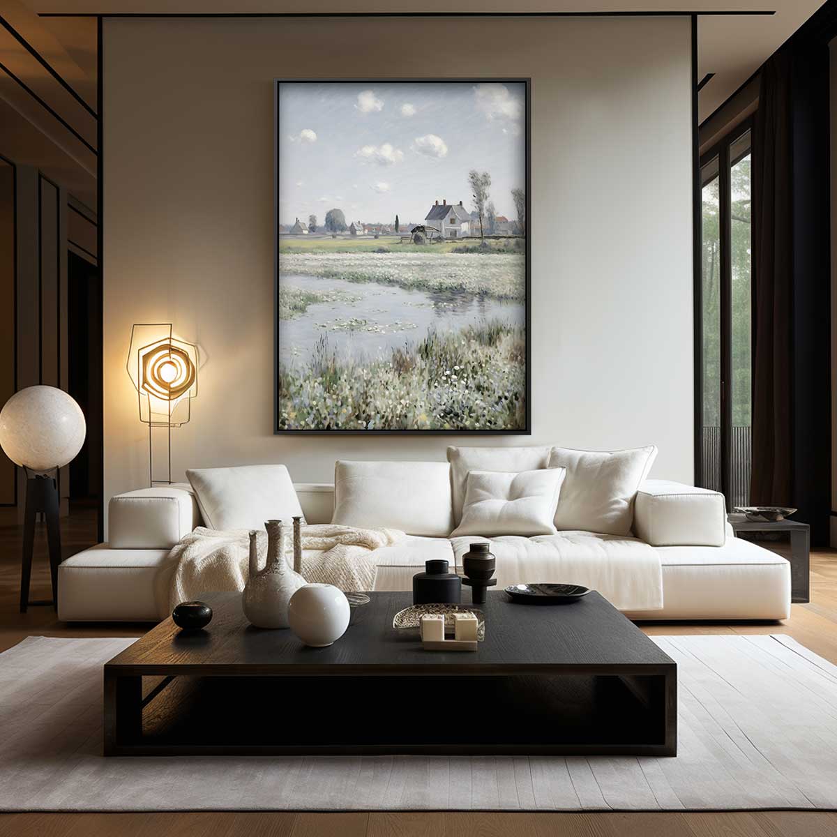 Lente in de Weide Kunstwerk-canvas-dibond-plexiglas-wanddecoratie-WallArtistic