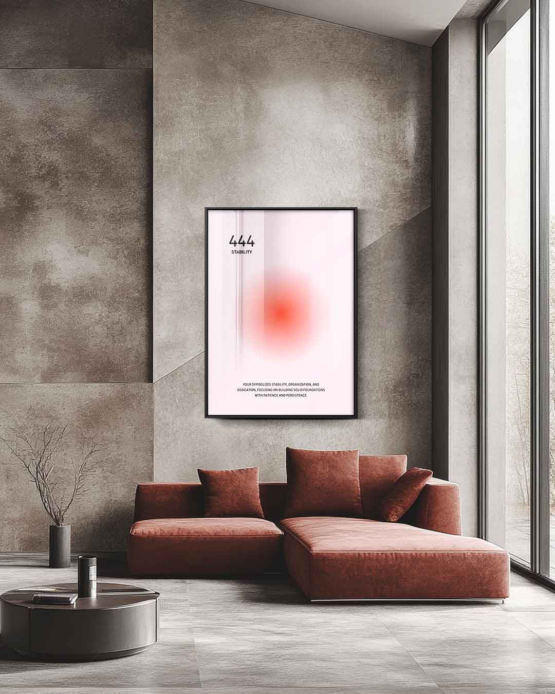 444 Stabiliteit Kunstprint Kunstwerk-canvas-dibond-plexiglas-wanddecoratie-WallArtistic