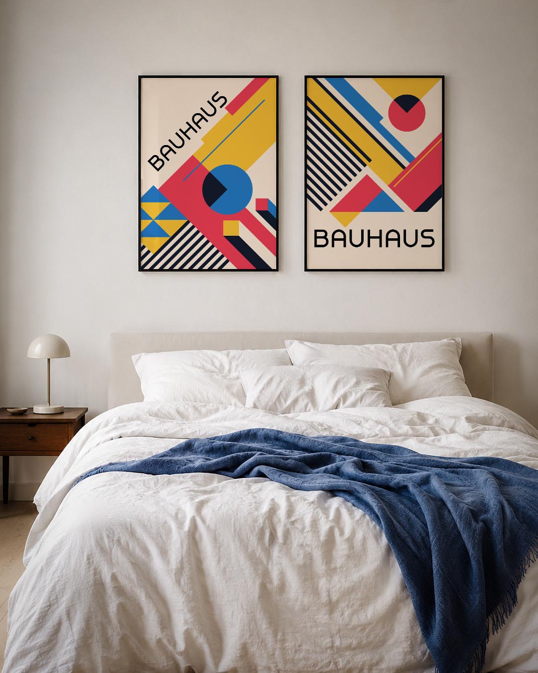 Kleurrijke vlakken Posterset