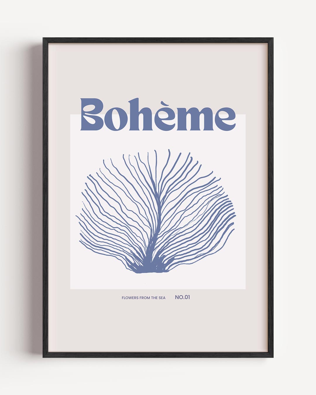 Boho Sea Blossom Poster-WallArtistic