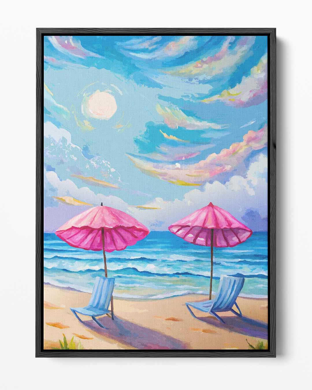 Zomerse Stranddag Kunstwerk-canvas-dibond-plexiglas-wanddecoratie-WallArtistic