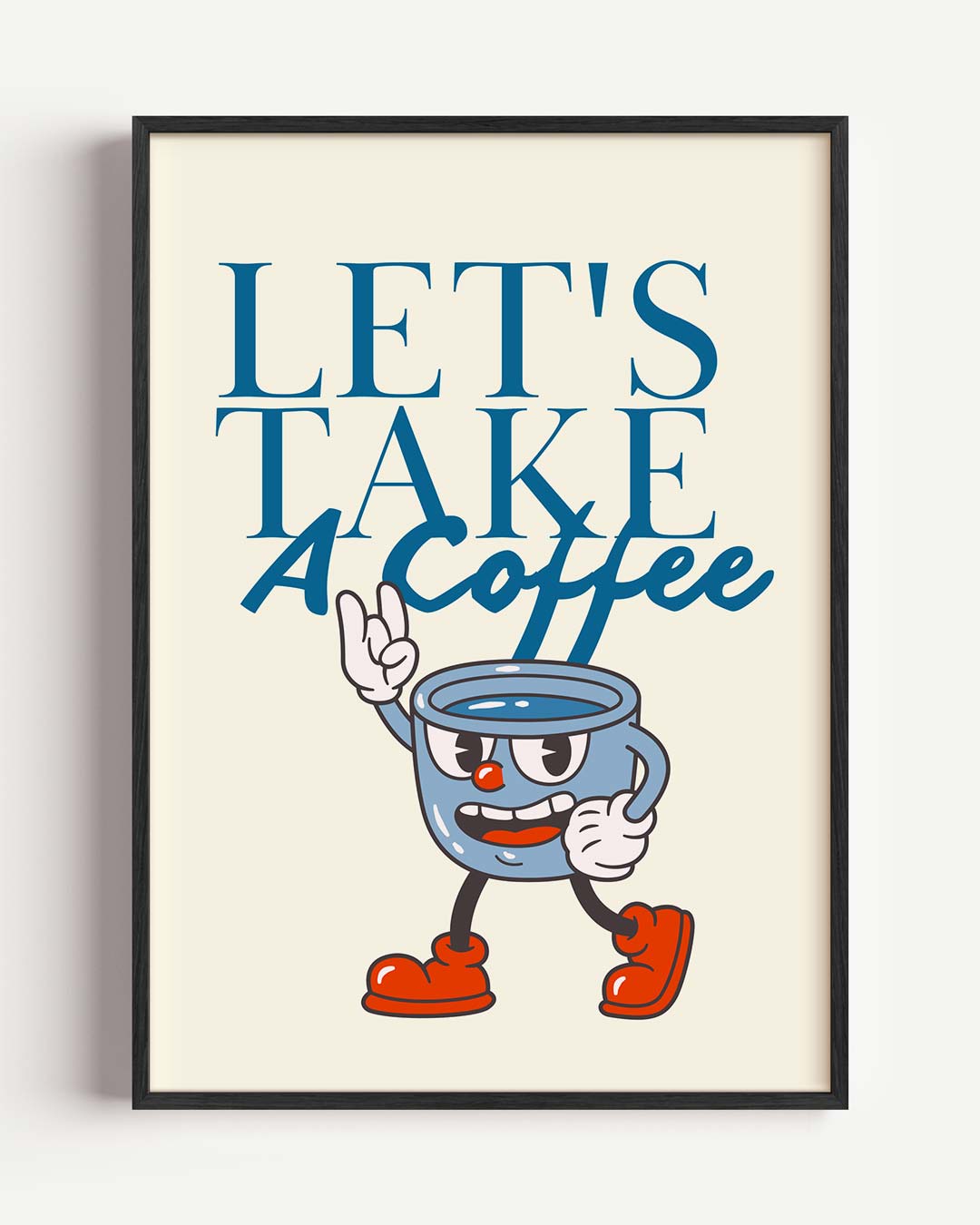 Let's Take a Coffee Poster