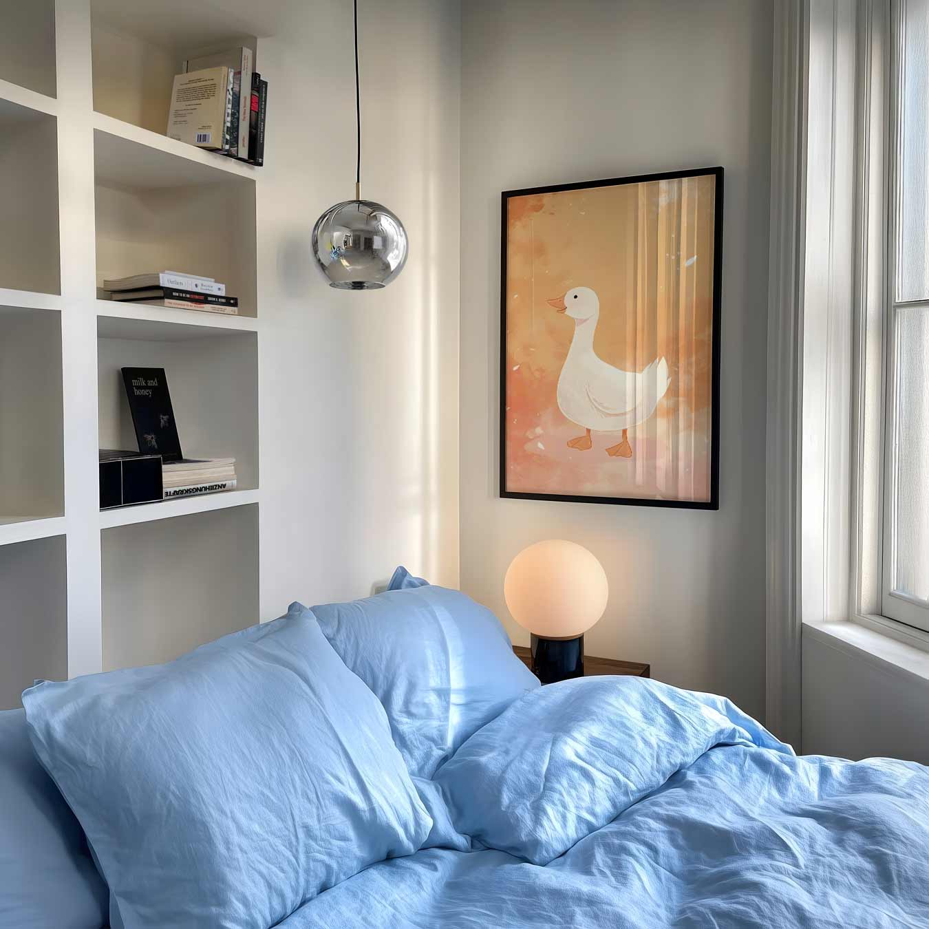 Vrolijke Gans Kunstposter