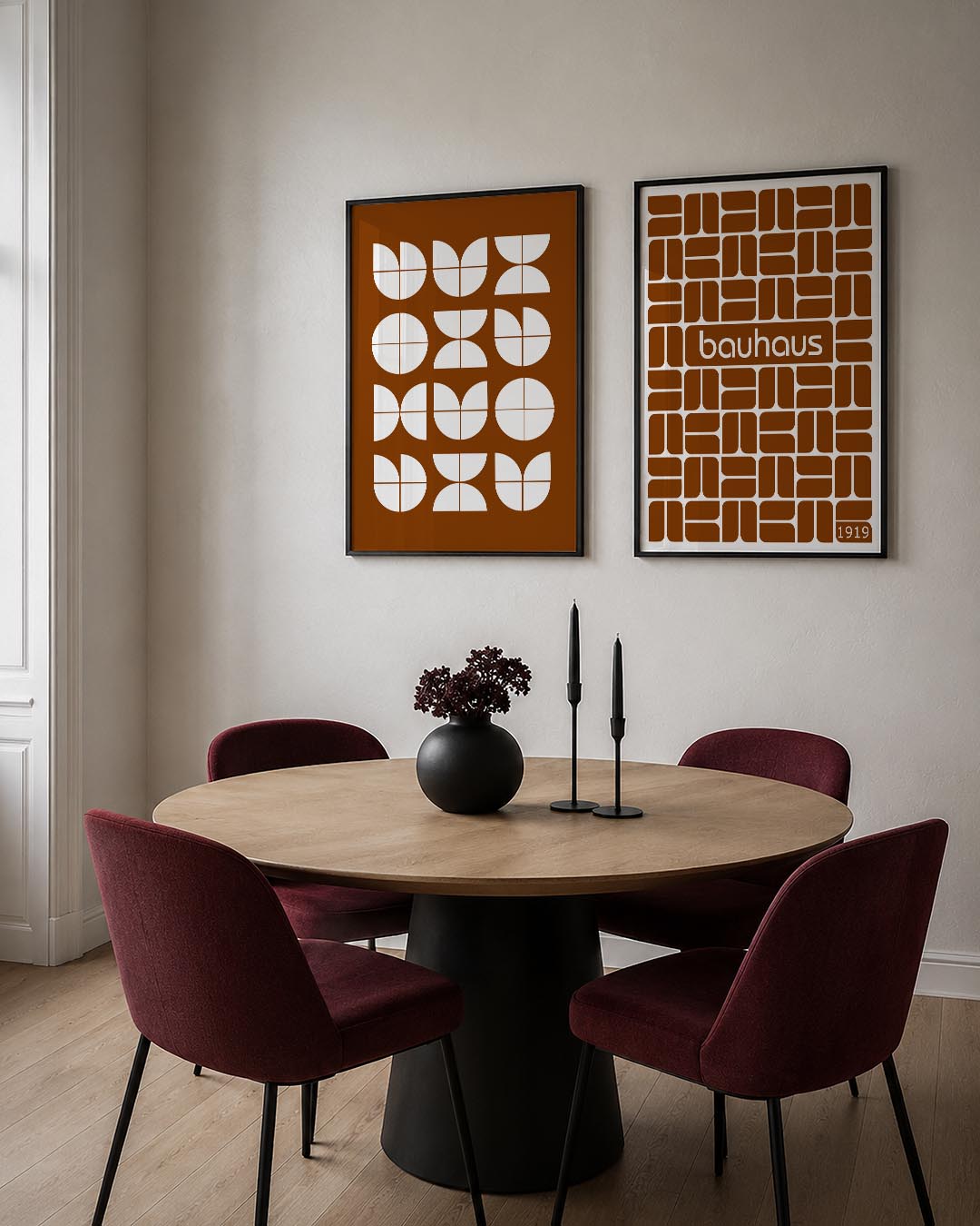 Vormritme en kleur Postersets