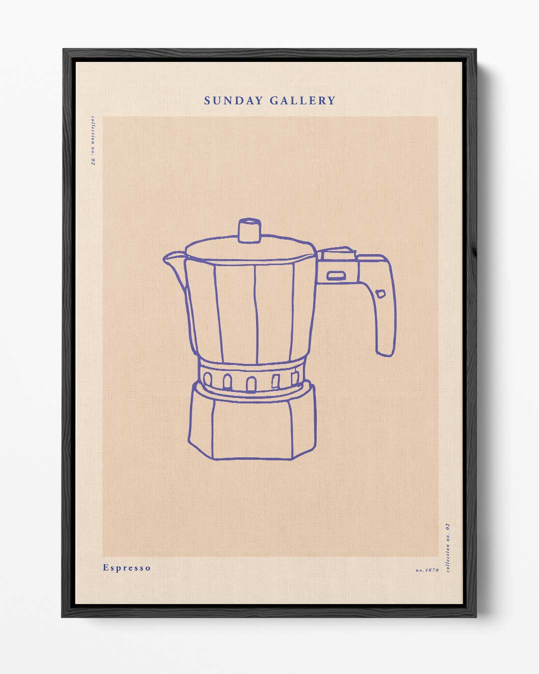 Stijlvolle Espresso Illustratie Kunstwerk-canvas-dibond-plexiglas-wanddecoratie-WallArtistic