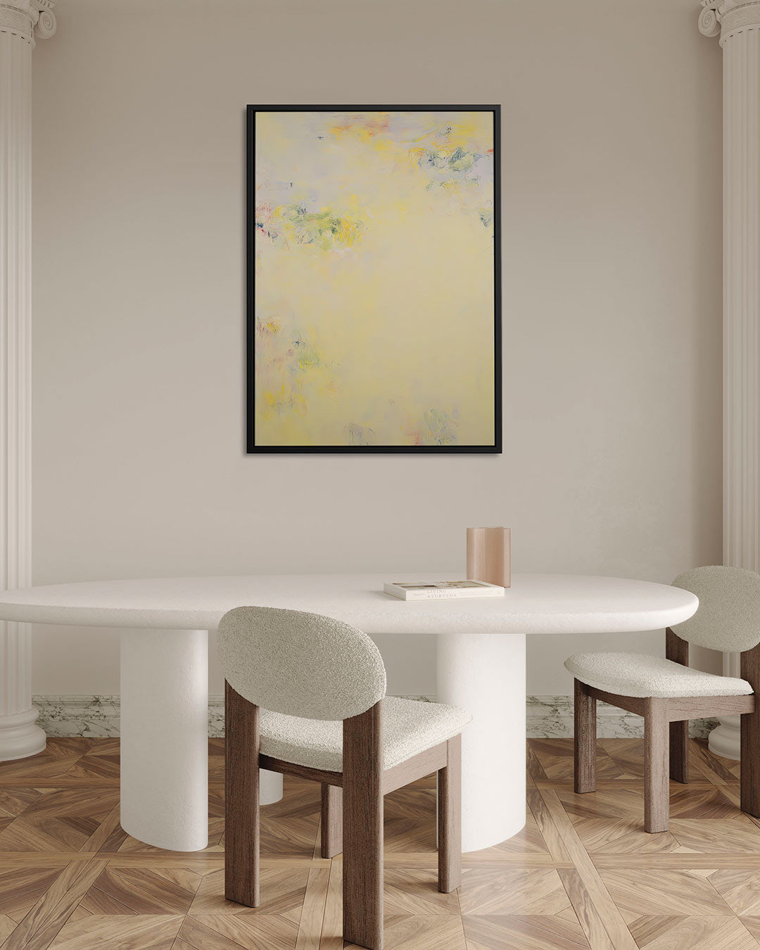 Zachte kleurencompositie Kunstwerk