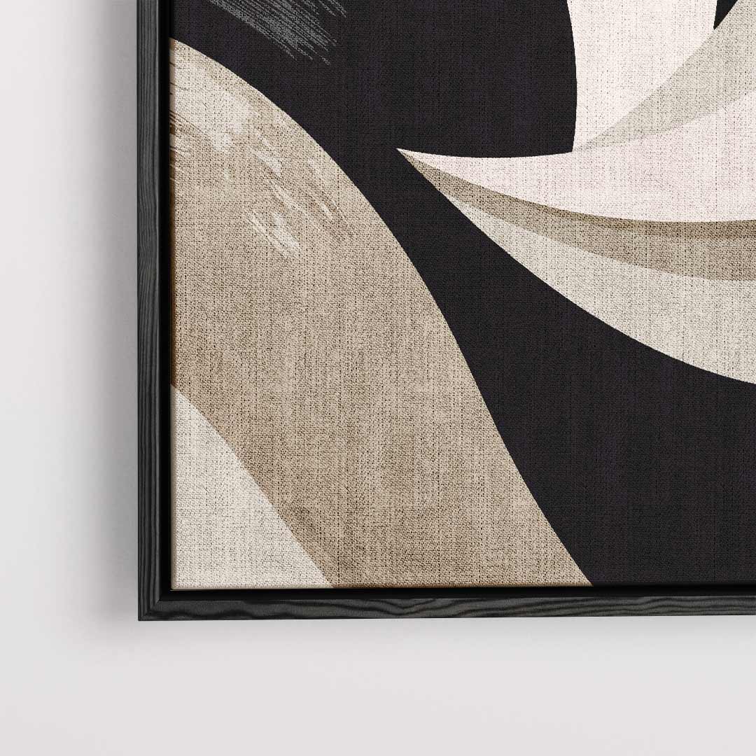Organische Vormen in Beweging Kunstwerk-canvas-dibond-plexiglas-wanddecoratie-WallArtistic